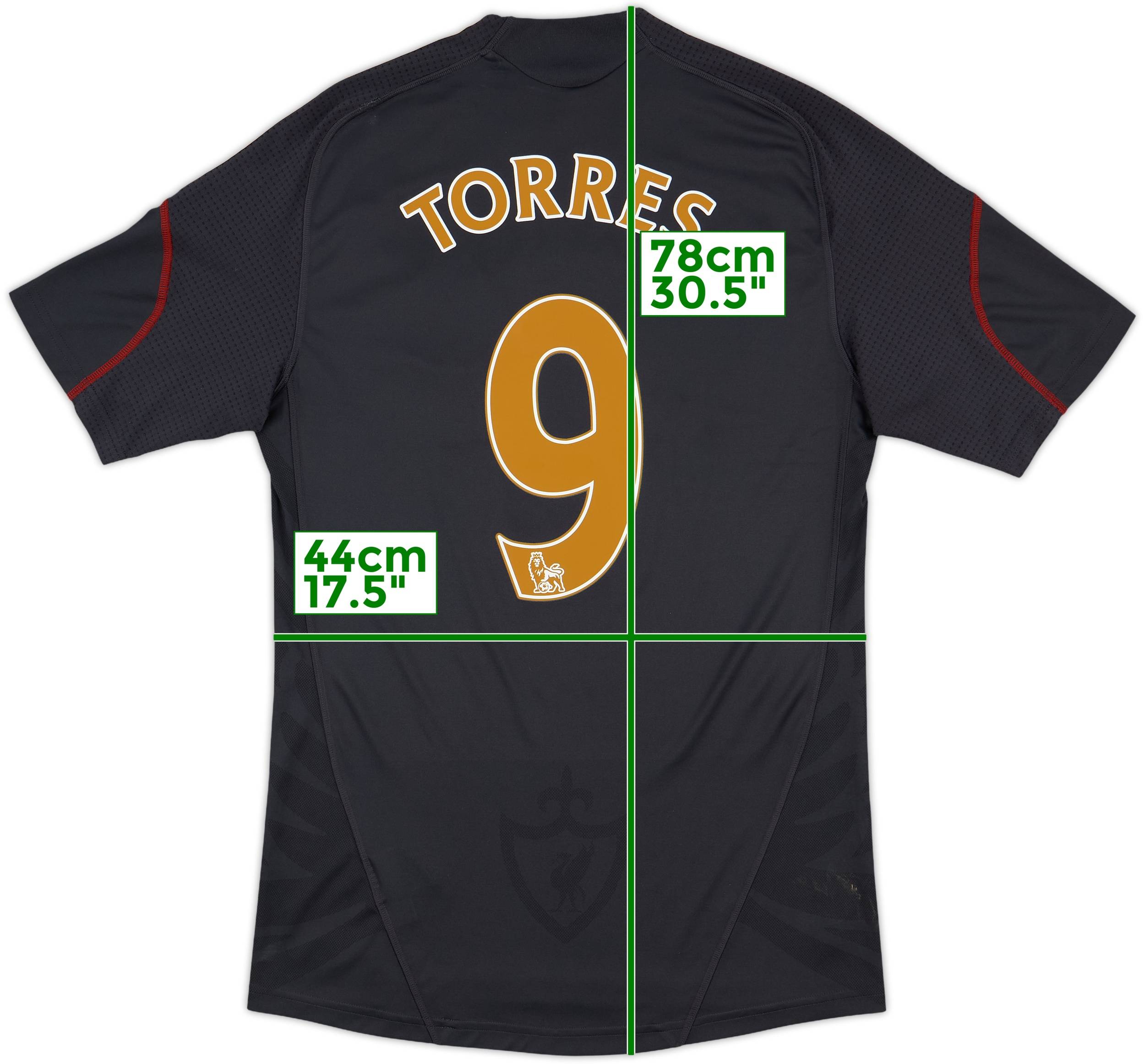 ウェア Liverpool 09/10 Away Uniform 2009-10 Liverpool Away Shirt - 4/10 - (M)