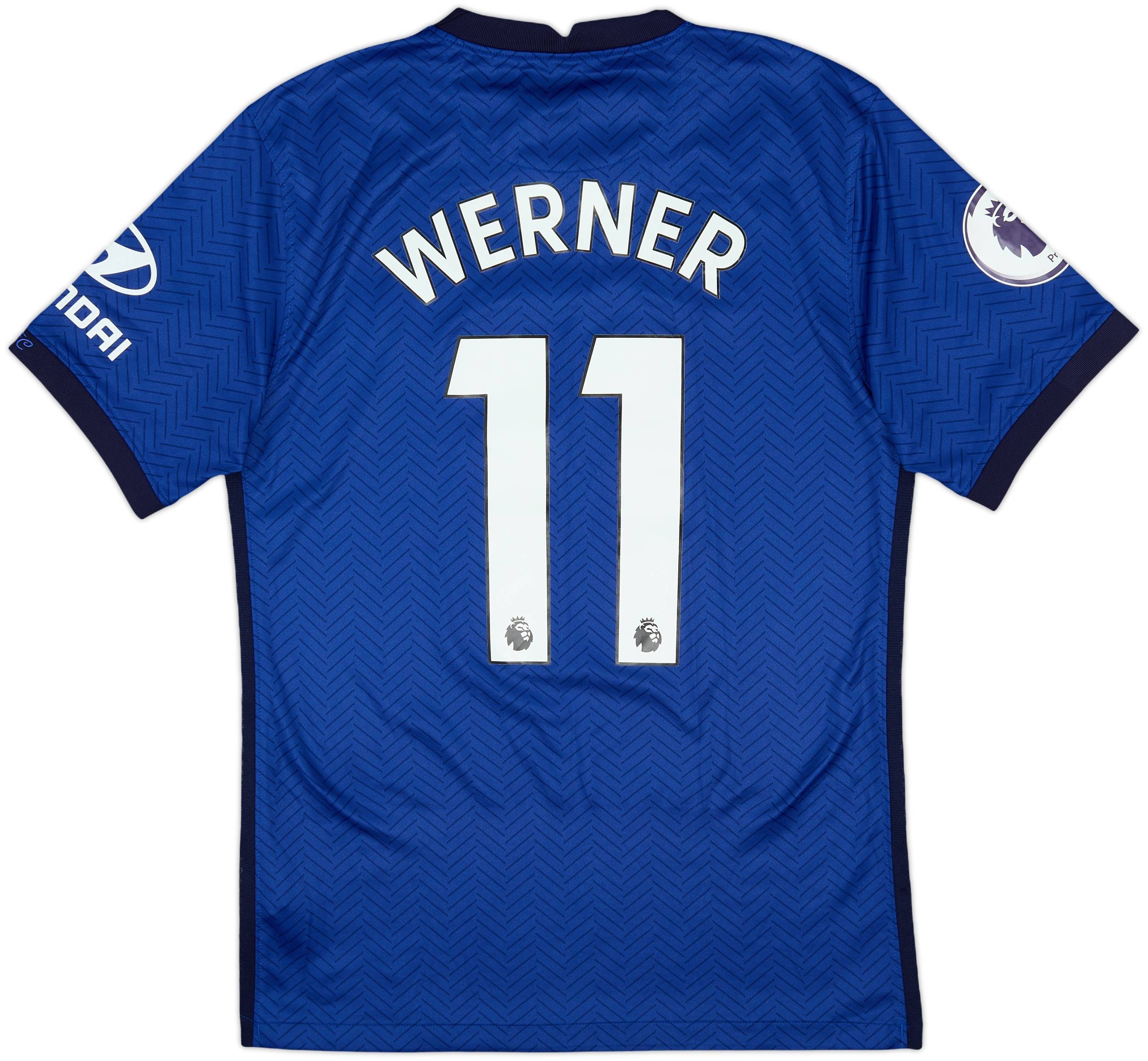 美品Chelsea FC Nike Werner 11 20/21 ユニフォーム 2020-21 Chelsea Home Shirt Werner #11 - 9/10 - (S)