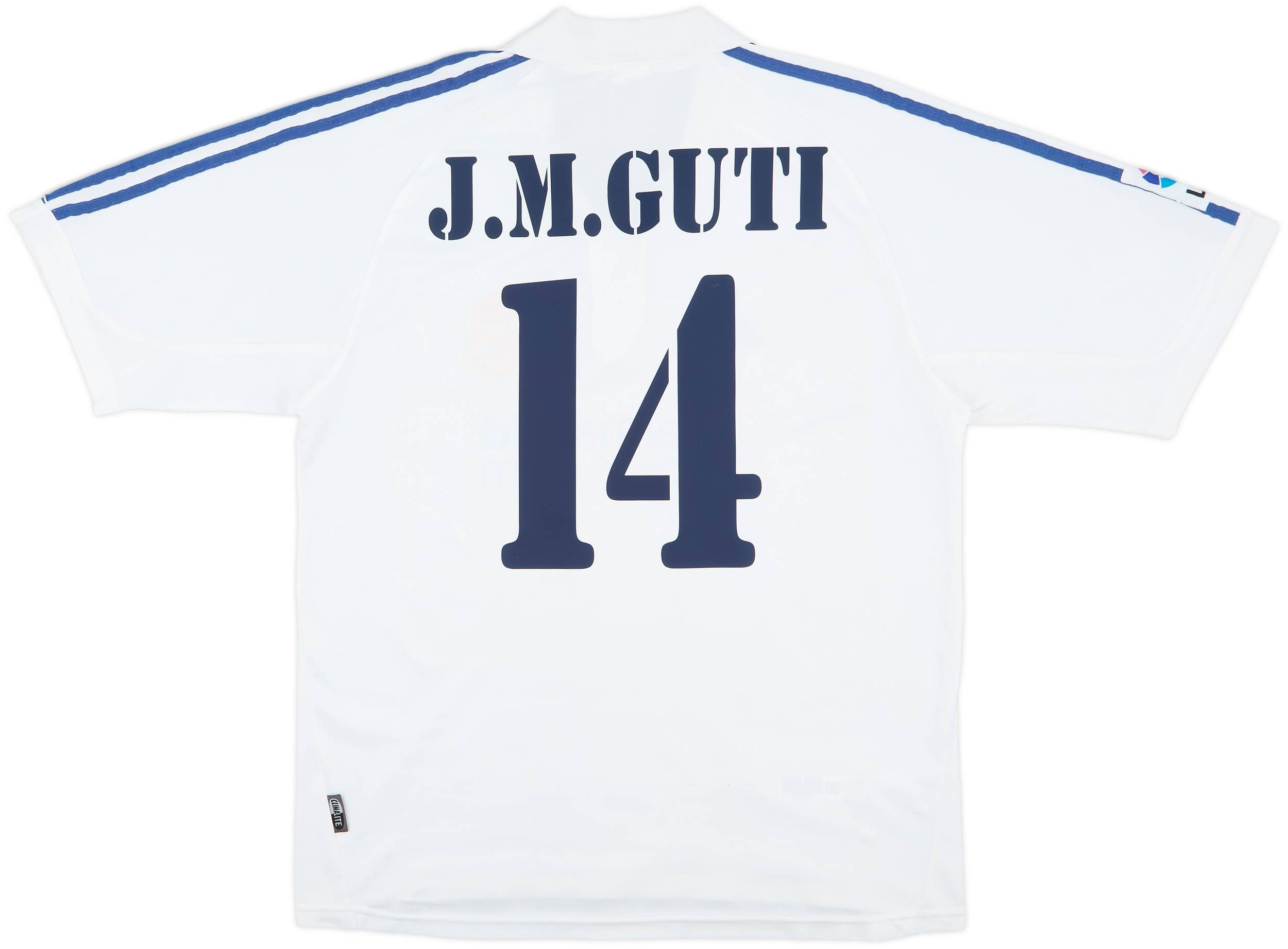 2001 Real Madrid Home Shirt J.M.Guti #14 - 6/10 - (L)