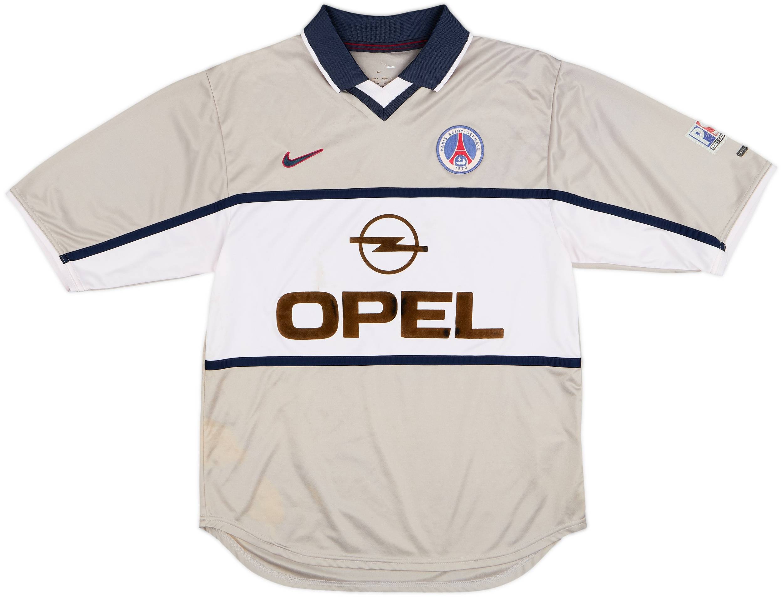 PSG ユニフォーム　2000-20001 2000-01 Paris Saint-Germain Home Shirt - 5/10 - (L)