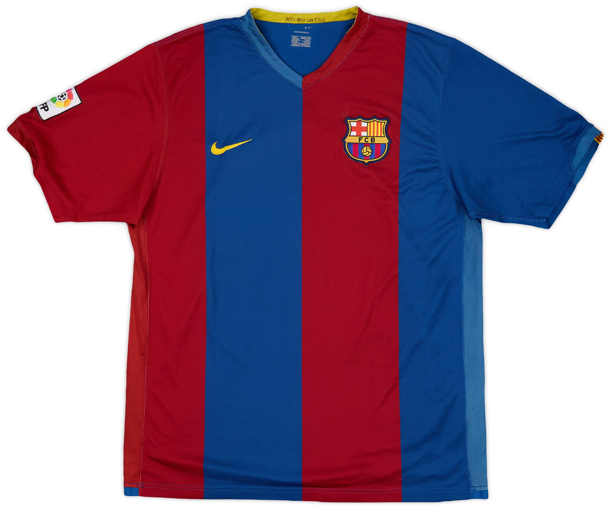 2006-07 Barcelona Home Shirt Ronaldinho #10 - 6/10 - (L)