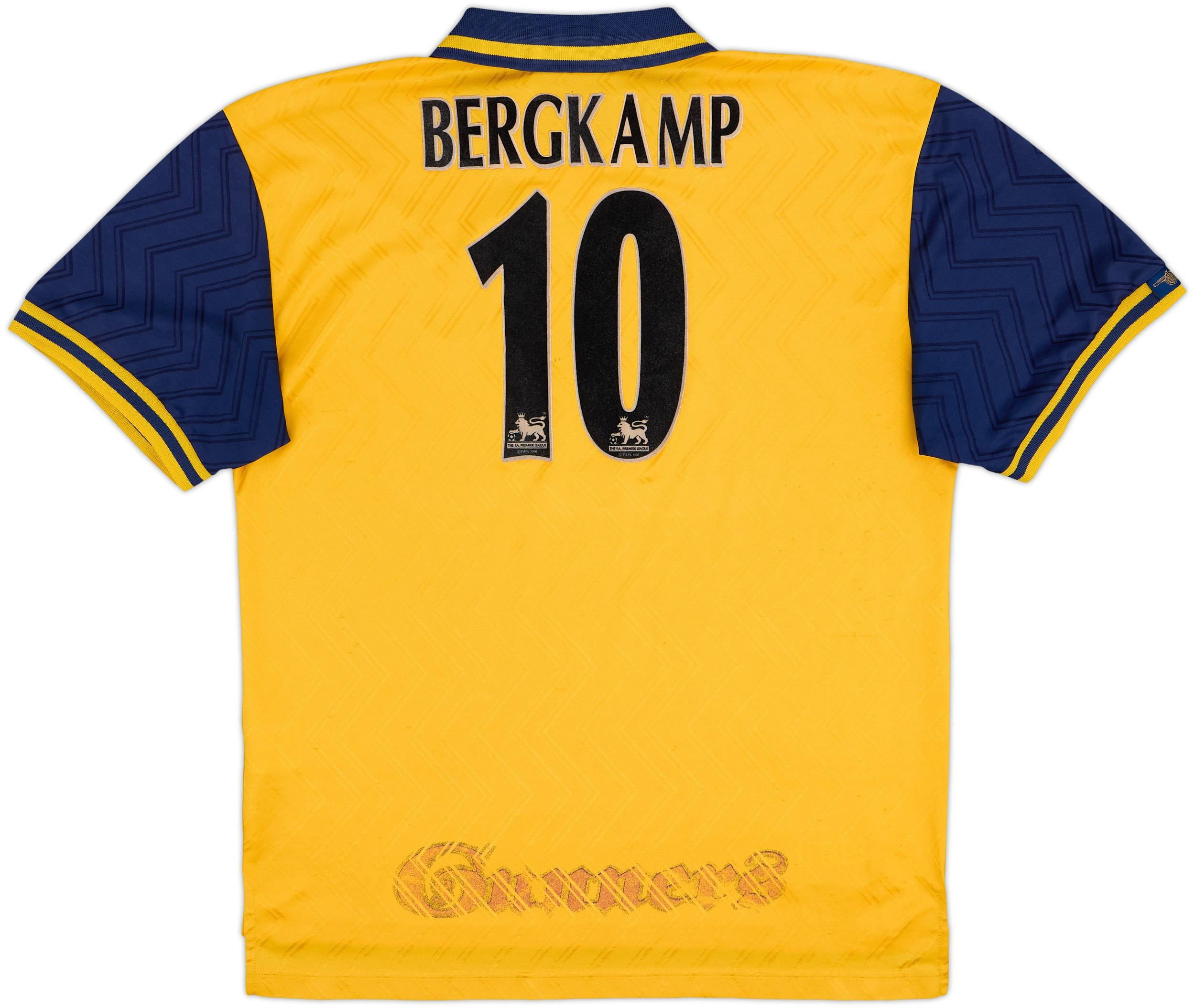 【希少・美品！】アーセナル/デニス・ベルカンプ/A/96-97シーズンモデルM 希少・美品！】アーセナル/デニス・ベルカンプ/A/96-97シーズンモデル