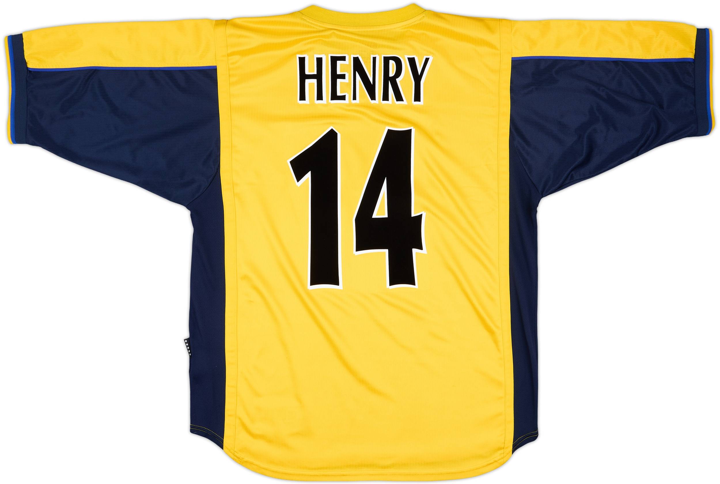 Thierry Henry Arsenal Old Yellow Kit 2003-05 Arsenal Away Shirt