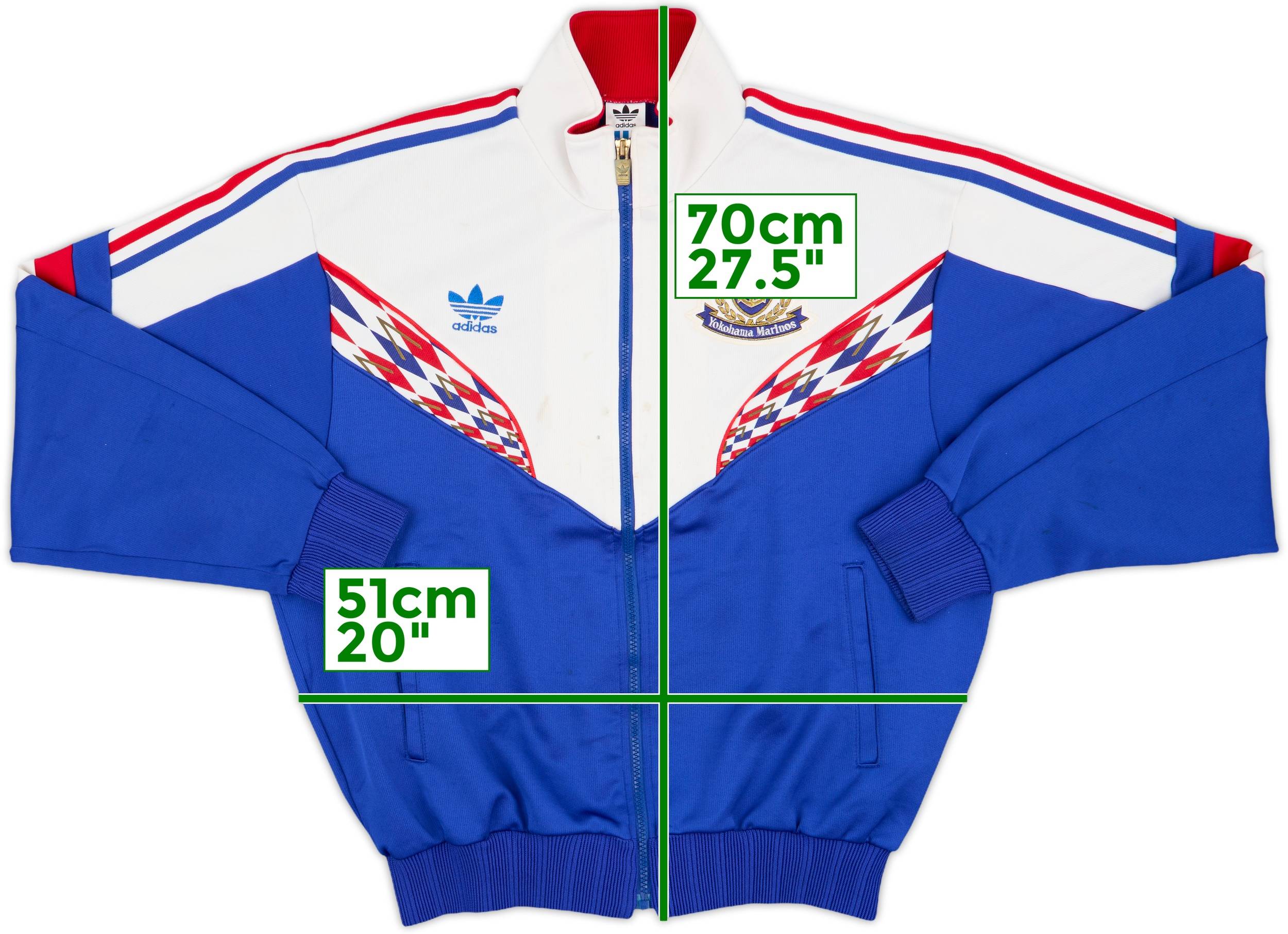 ウェア Yokohama Marinos 1992/1993  x adidas Adidas 1993 Yokohama Marinos Match Issue Home Shirt
