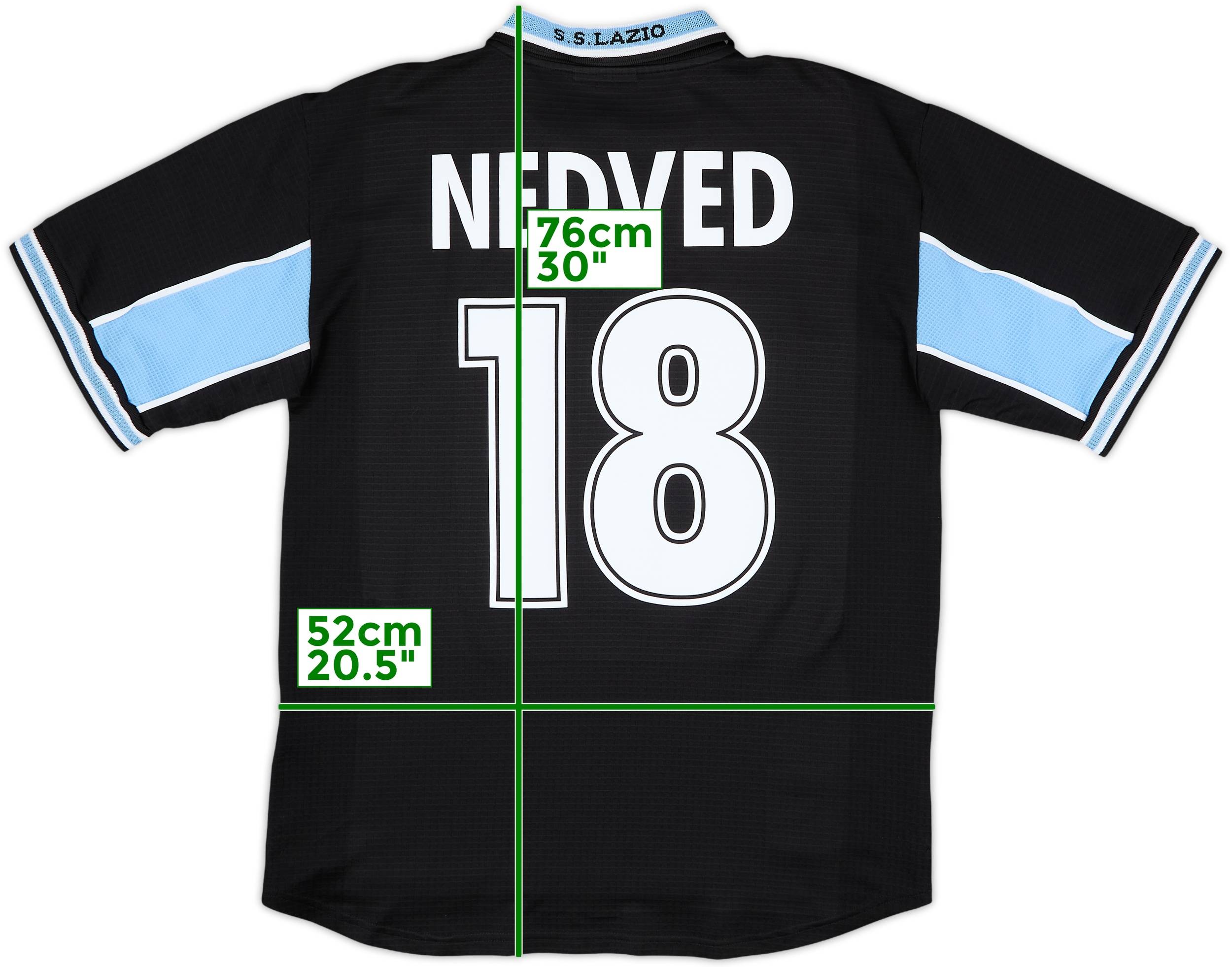 1998-99 Lazio Away Shirt Nedved #18 - 6/10 - (S)