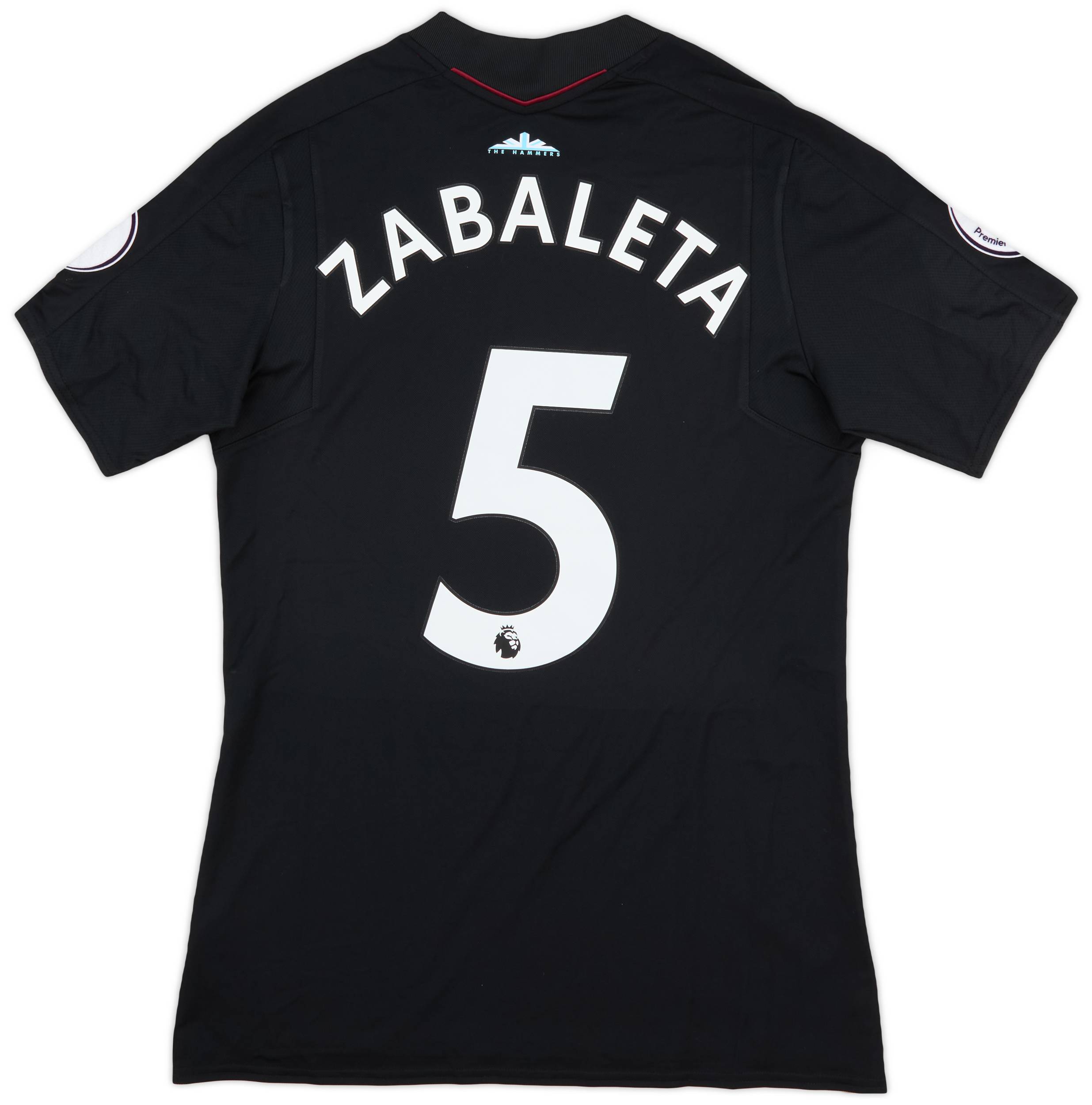 2017-18 West Ham Match Issue Away Shirt Zabaleta #5