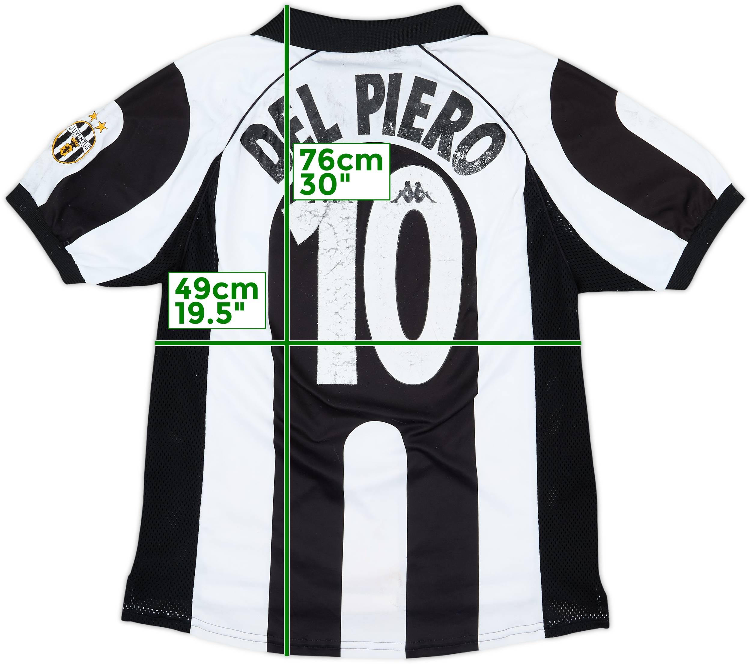1997-98 Juventus Centenary Home Shirt Del Piero #10 - 5/10 - (M)