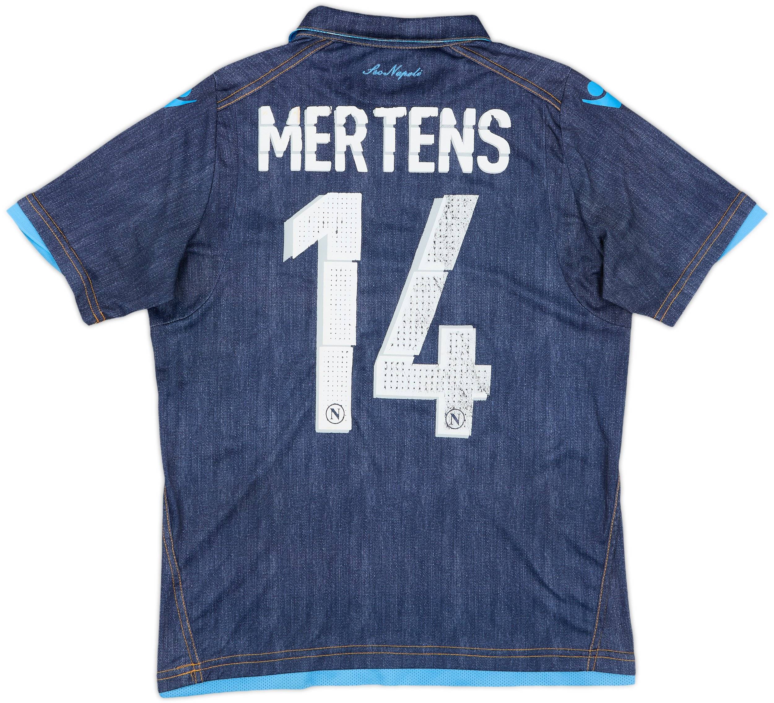 2014-15 Napoli Away Shirt Mertens #14 - 6/10 - (XL.Boys)