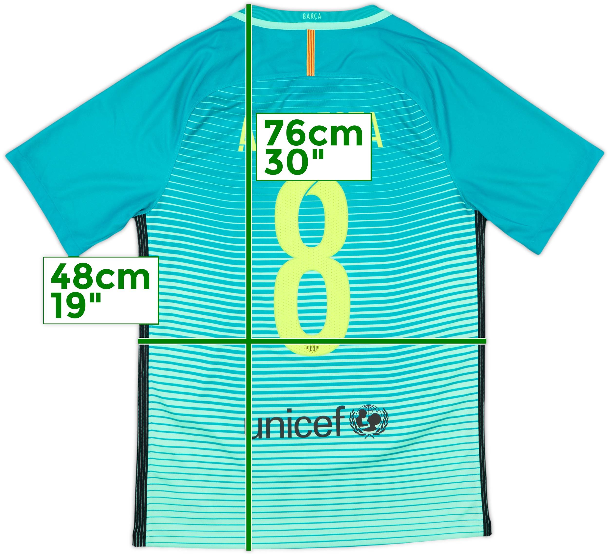 【選手支給品】16/17 UCL Iniesta選手#8 選手支給品】16/17 UCL Iniesta選手#8 - メルカリ