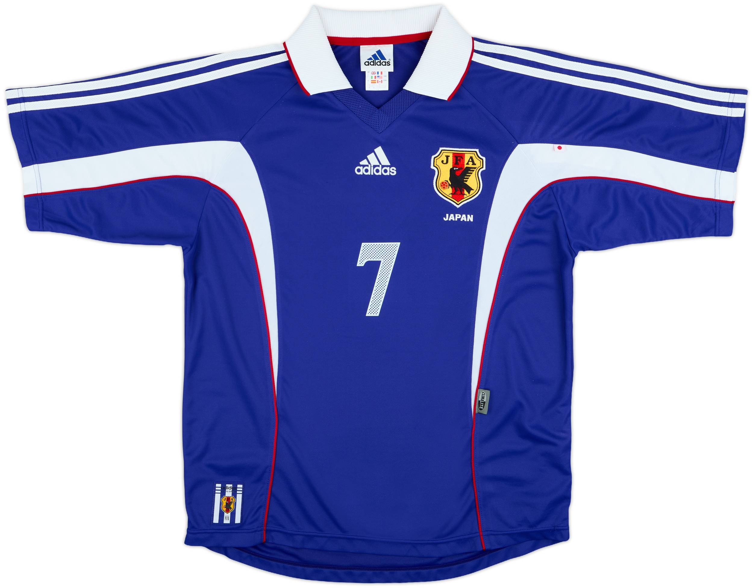 1999-00 Japan Home Shirt Nakata #7 - 10/10 - (L)