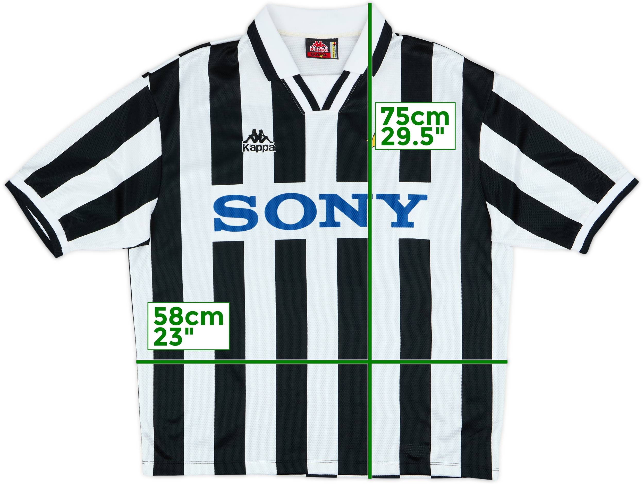 ユベントス JUVENTUS 95-97　Kappa デルピエロ 1995-97 Juventus Home Shirt - 7/10 - (L)