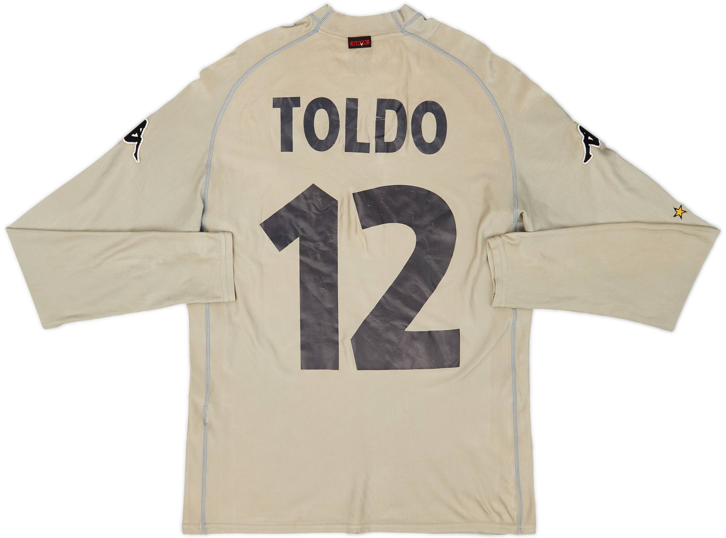 ★新品タグ付き★2000年イタリア代表 GK ユニフォーム　XL 2000 Italy GK Shirt Toldo #12 - 5/10 - (L)