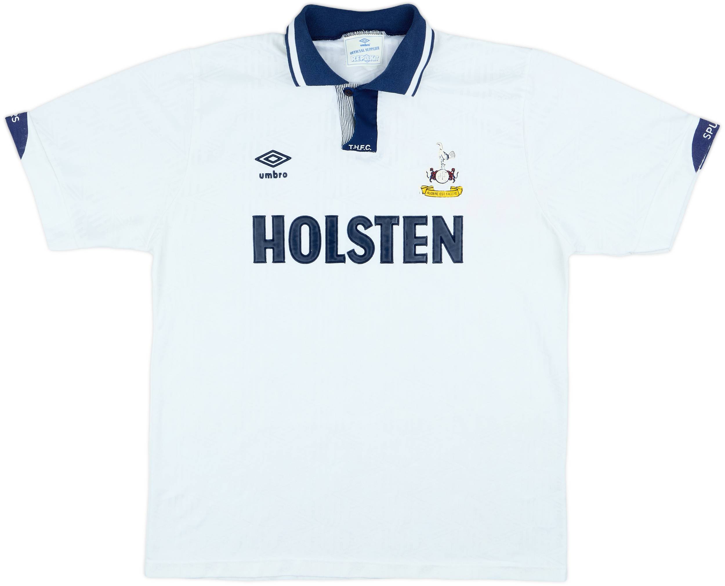 ウェア Tottenham 1991/93  Uniform TOTTENHAM HOTSPUR 1991 1993 HOME SHIRT FOOTBALL SOCCER UMBRO MENS