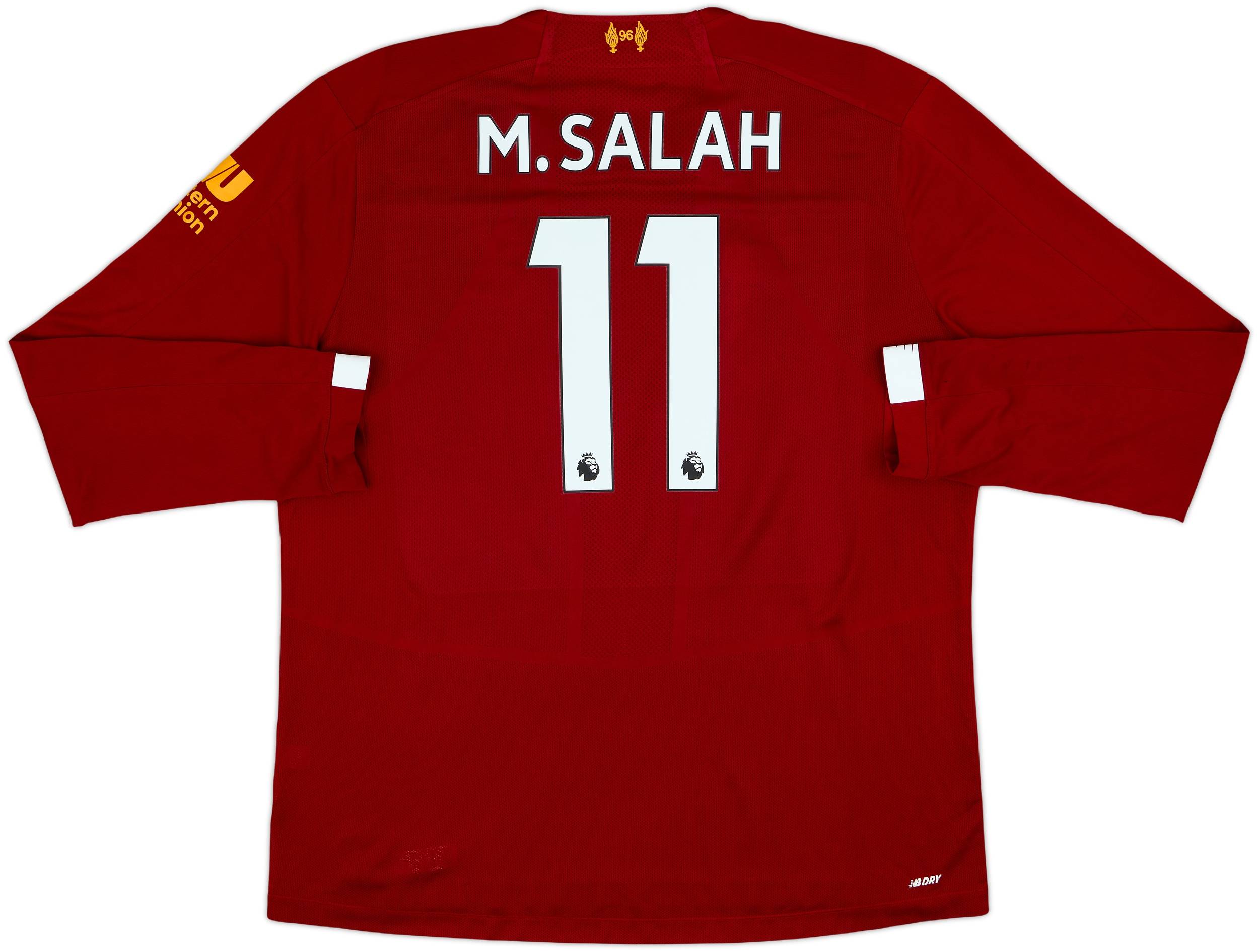 2019-20 Liverpool Home L/S Shirt M.Salah #11 - 7/10 - (XXL)