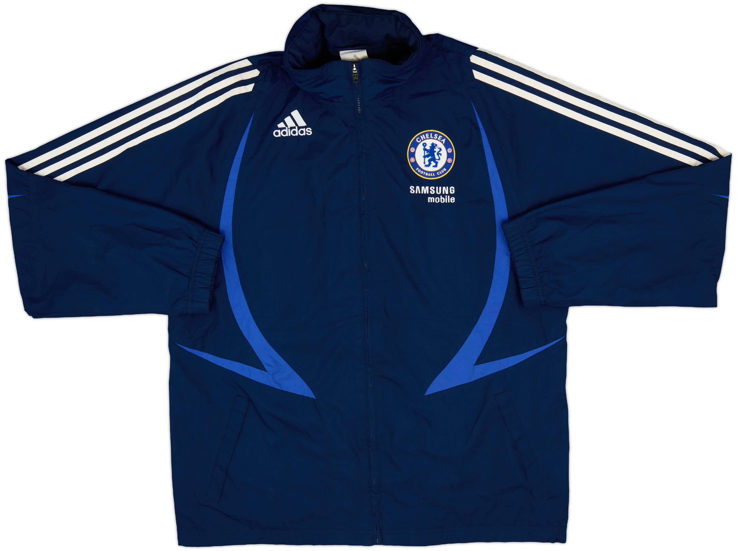ジャケット・アウター Chelse.usamis 2007-08 Chelsea adidas Hooded Rain Jacket - 9/10 - (M)