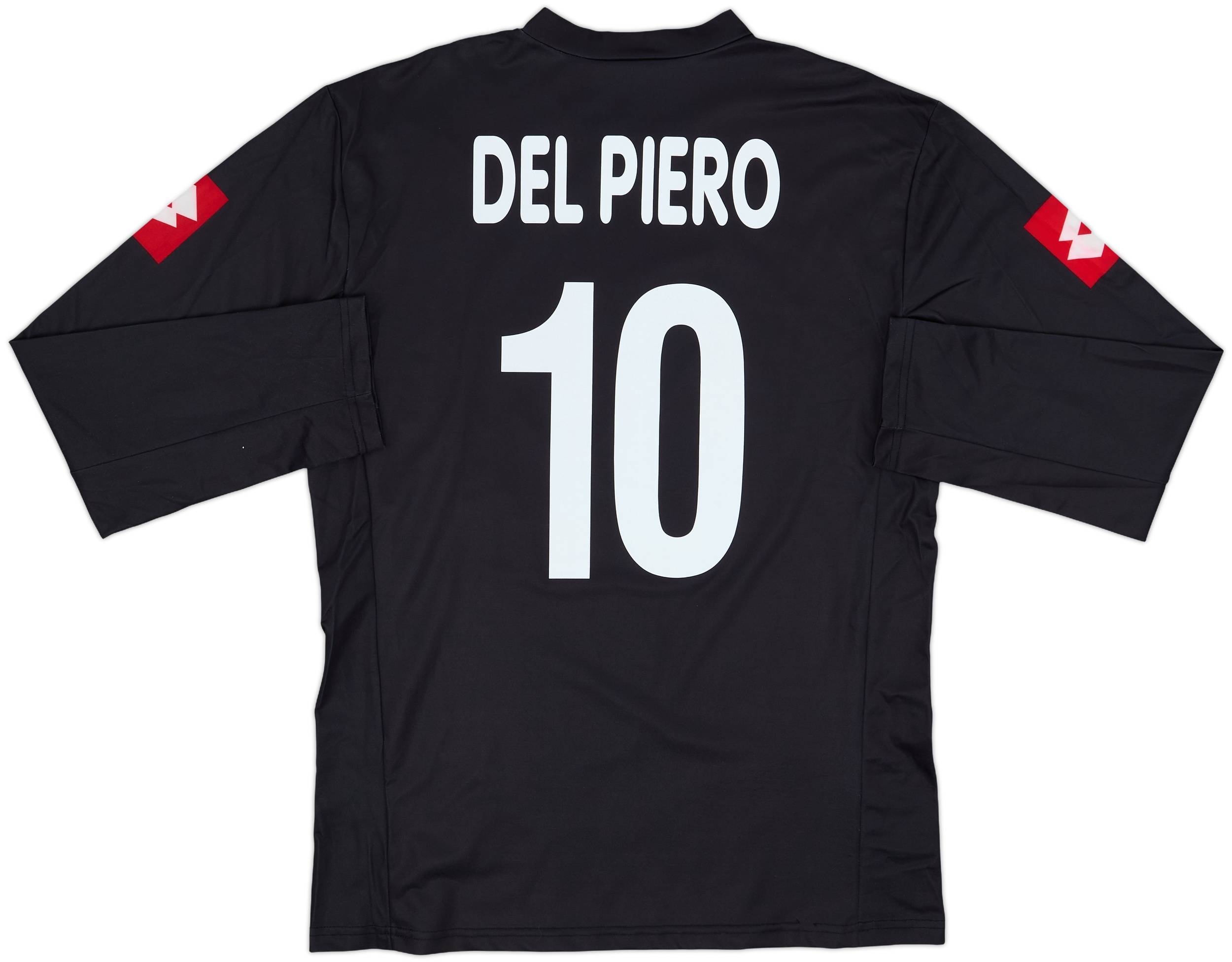 2001-02 Juventus Away L/S Shirt Del Piero #10 - 8/10 - (XL)