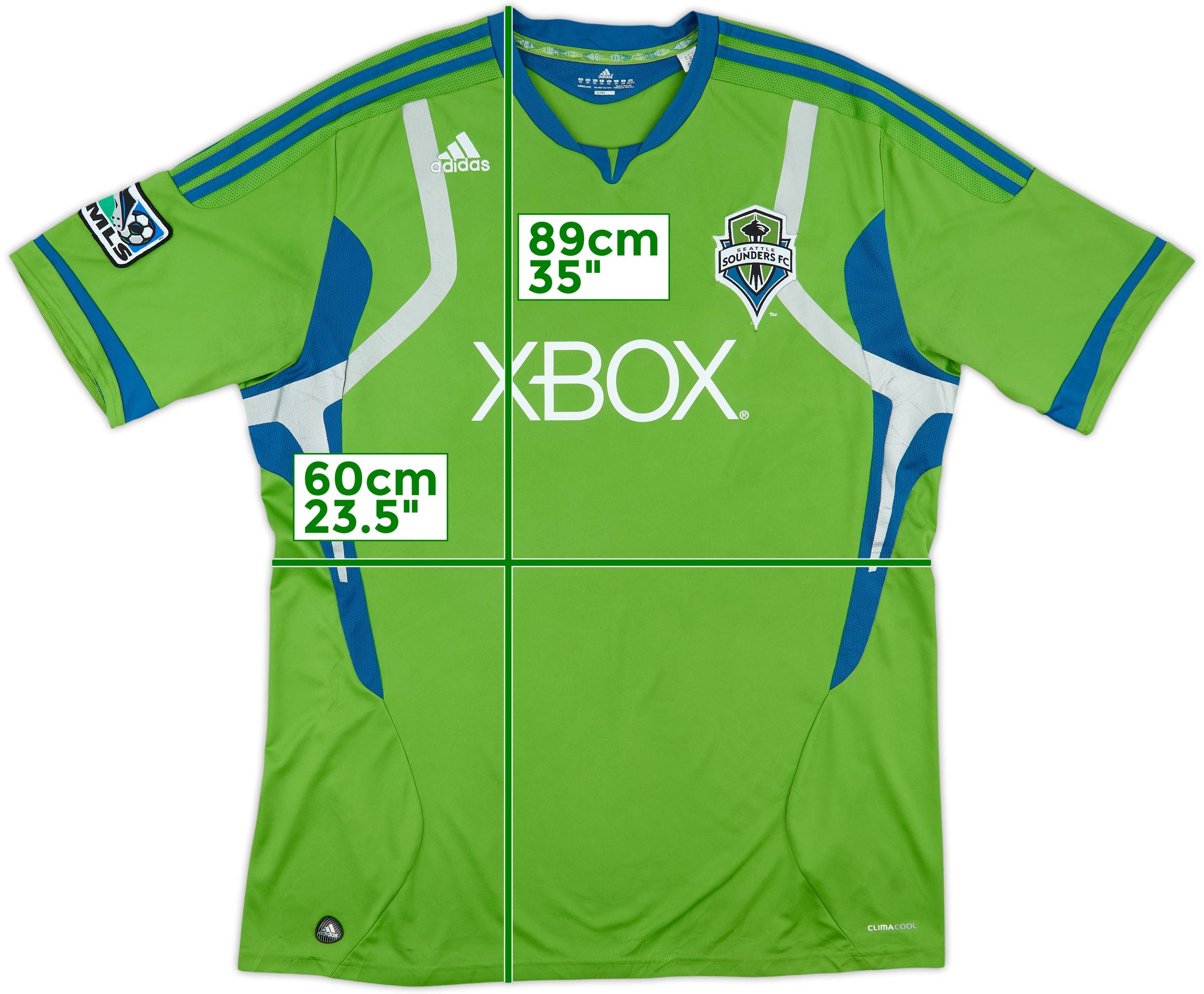 【激レア】Seattle Sounders ユニフォーム 【Lサイズ】 2010 Seattle Sounders Home Shirt - 7/10 - (XXL)
