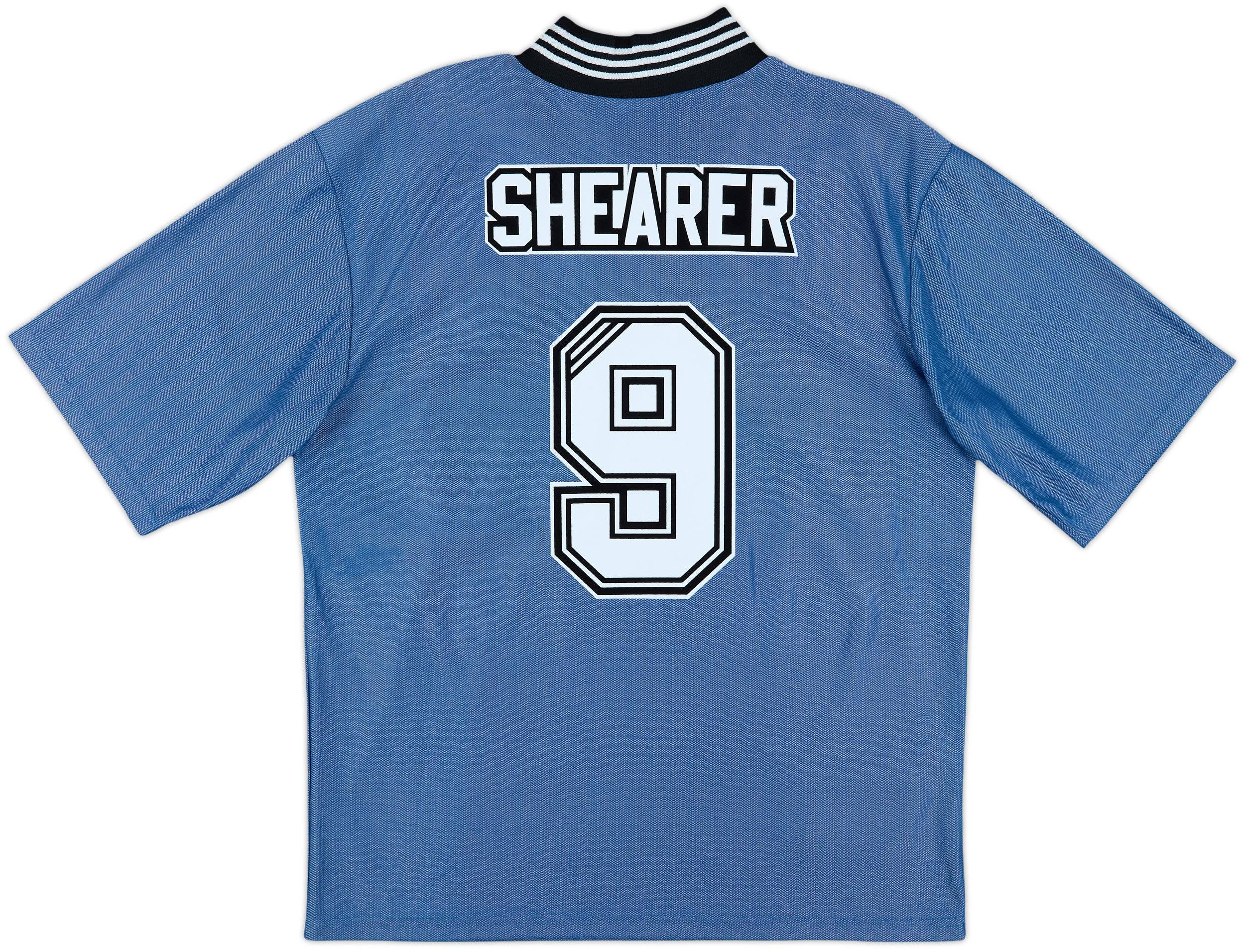 1996-97 Newcastle Away Shirt Shearer #9 - 8/10 - (L)