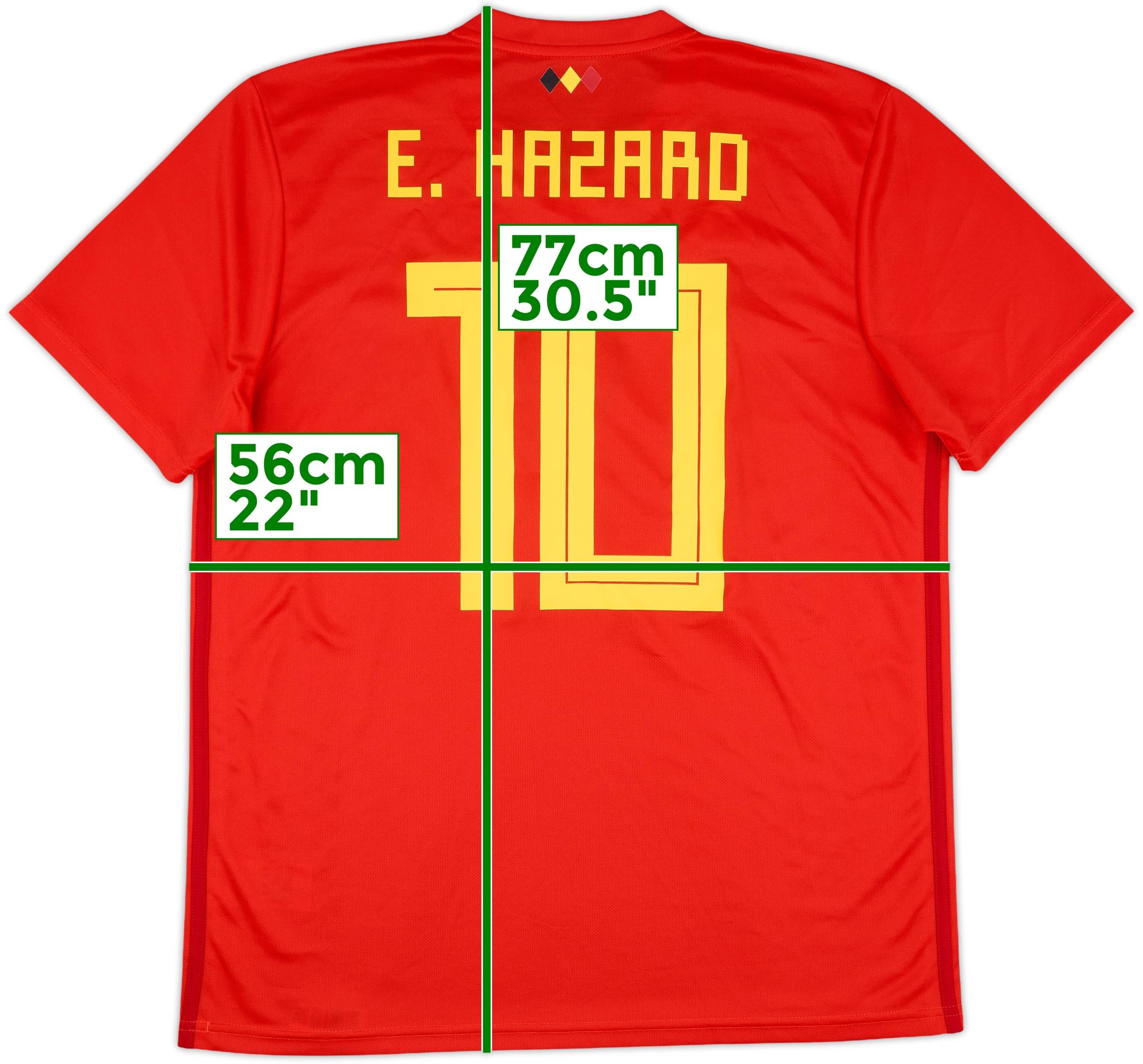 2018-19 Belgium Home Shirt Hazard #10 - 9/10 - (L)
