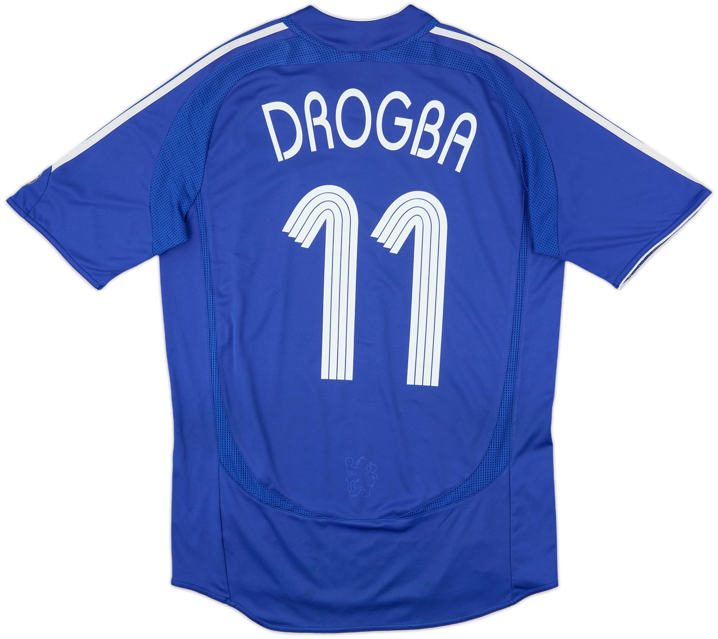 2006-08 Chelsea Home Shirt Drogba #11 - 6/10 - (M)