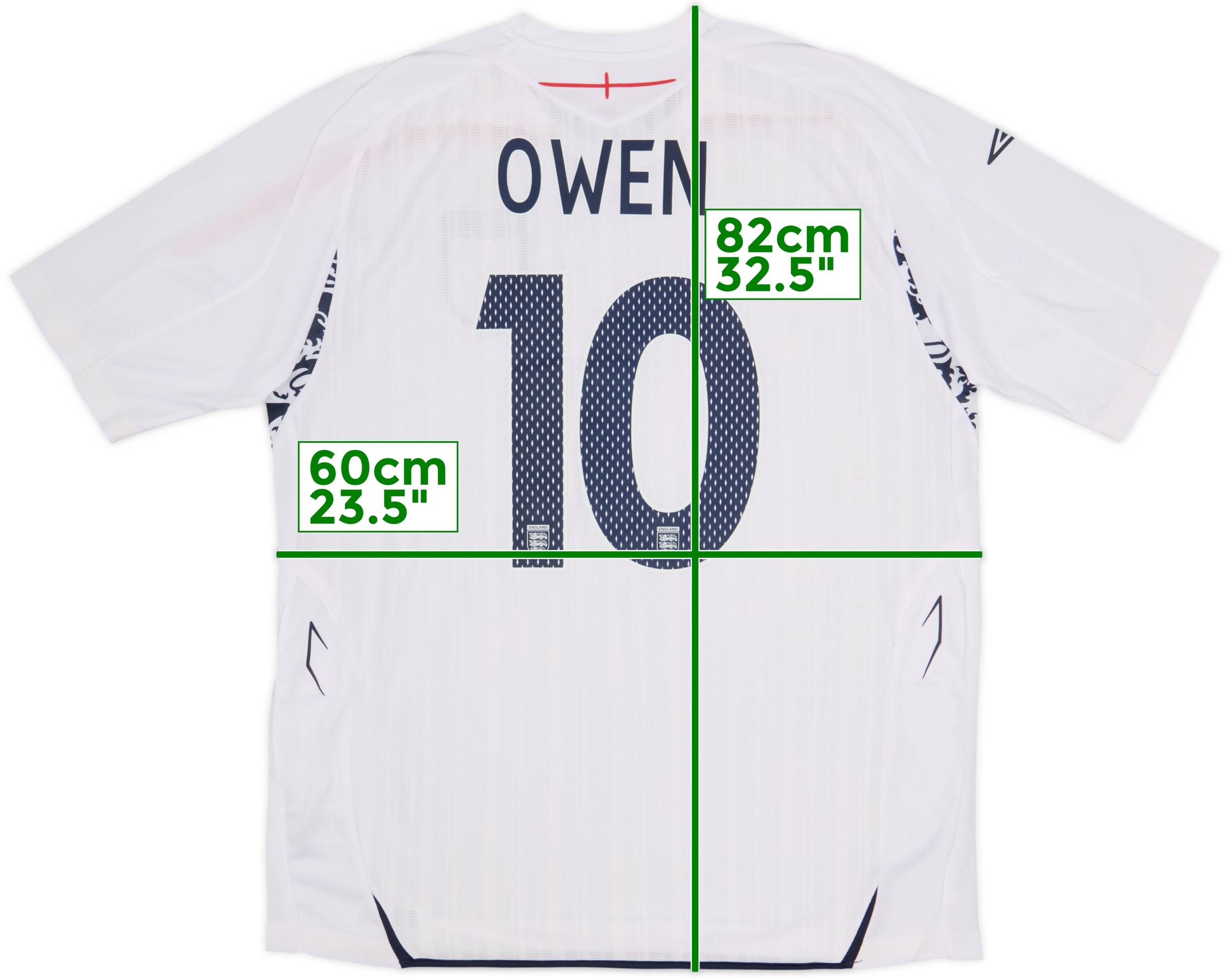 2007-09 England Home Shirt Owen #10 (XL)