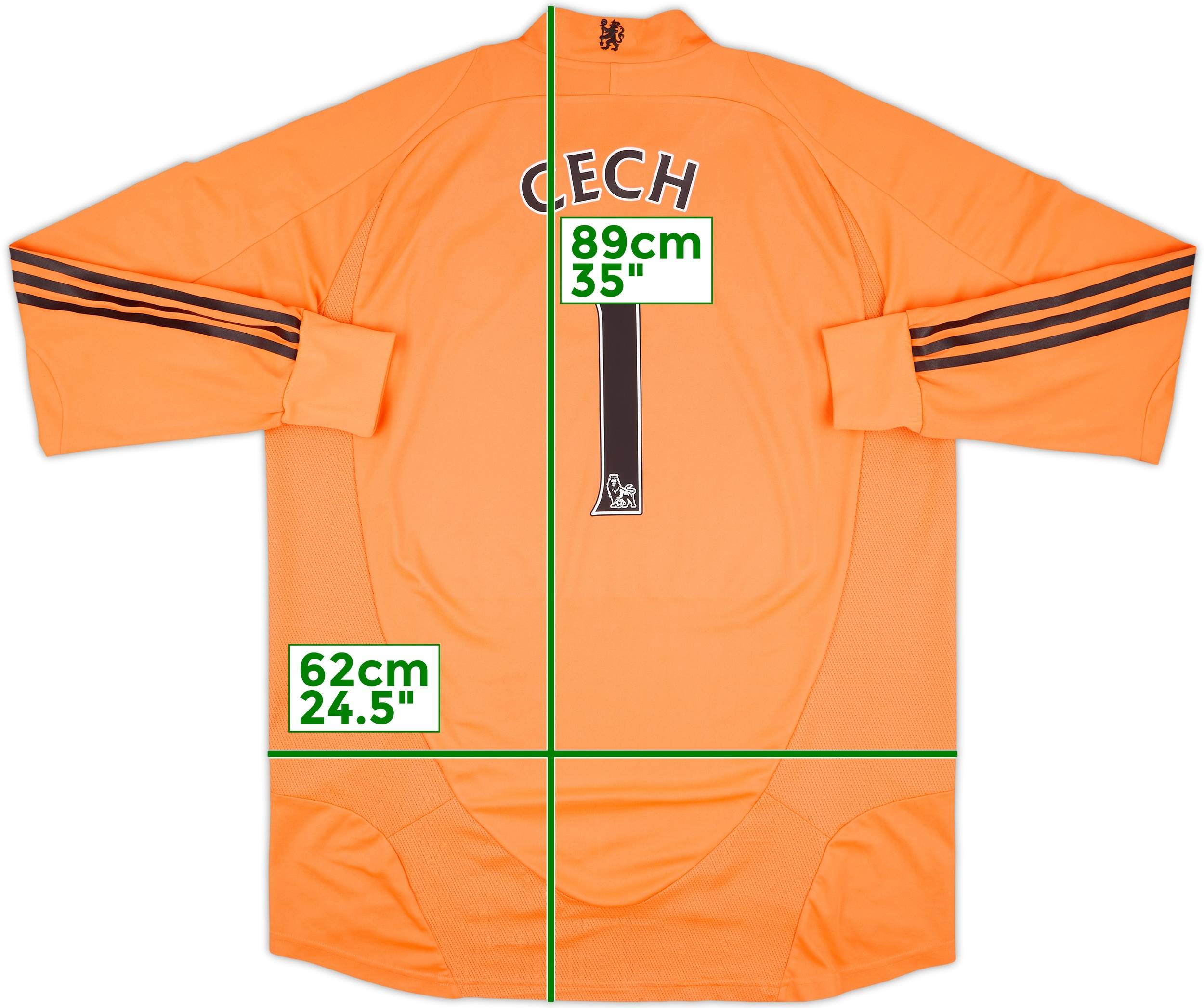 Chelsea FC CECH ゴールキーパーシャツ M 2009-10 Chelsea GK Shirt Cech #1 - 8/10 - (M)