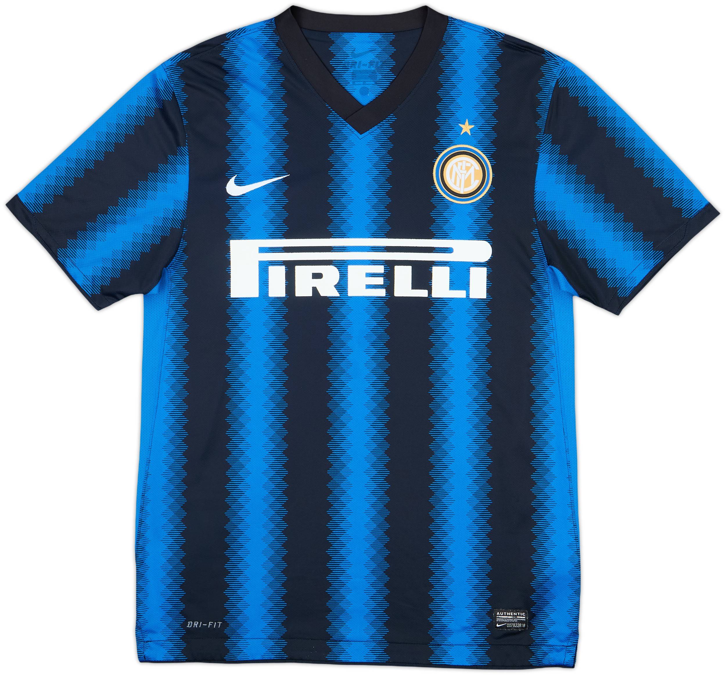 2010-11 Inter Milan Home Shirt Sneijder #10 - 8/10 - (M)