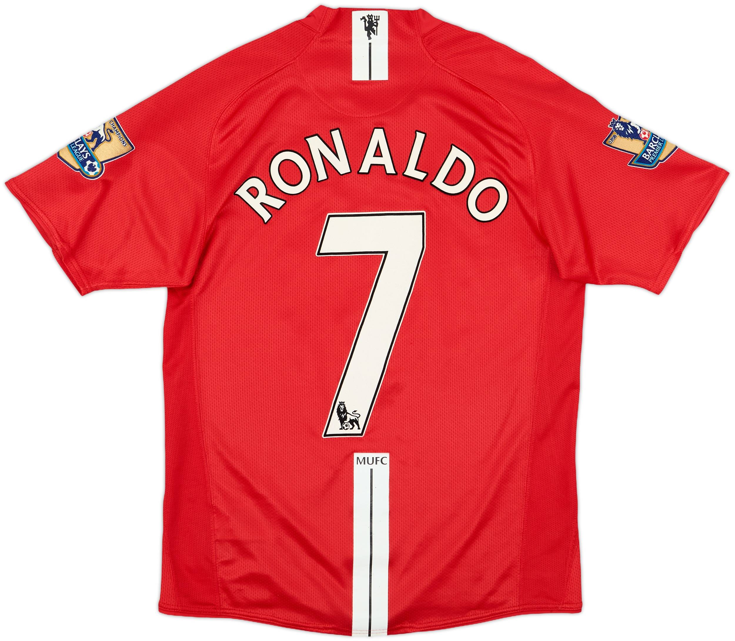 2007-09 Manchester United Home Shirt Ronaldo #7 - 7/10 - (S)