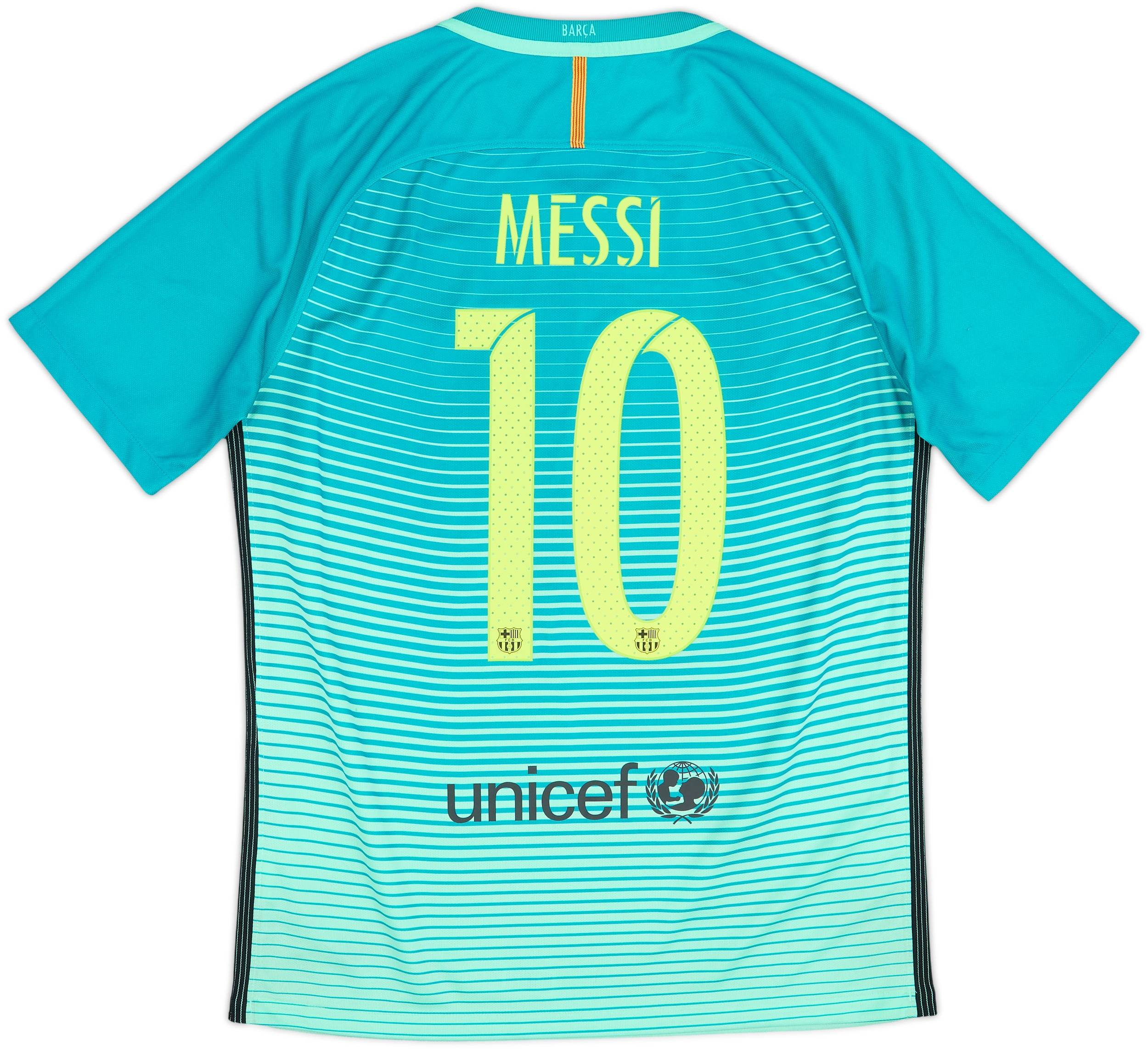 2016-17 Barcelona Third Shirt Messi #10 - 8/10 - (M)