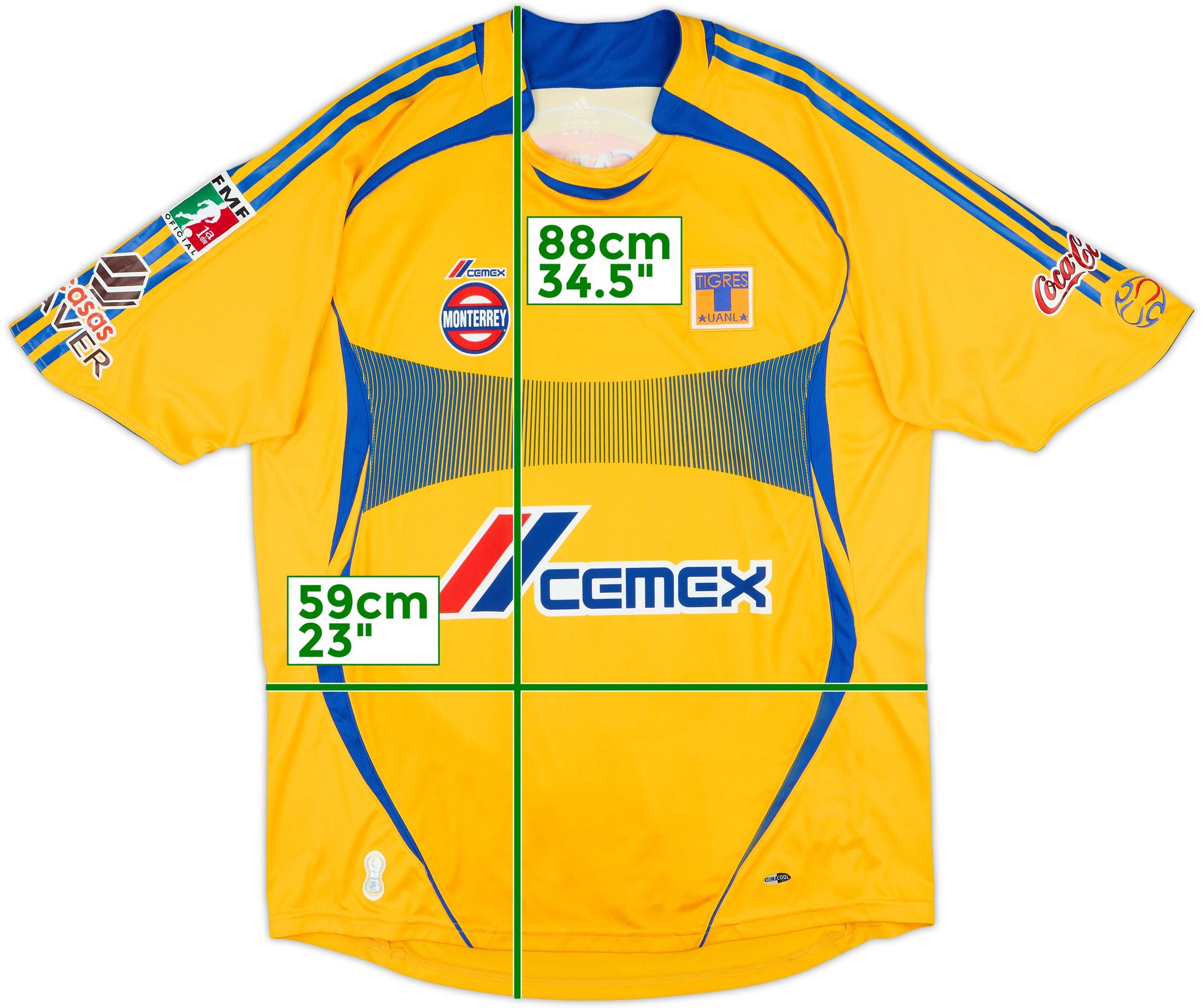 2006-07 Tigres UANL Home Shirt - 8/10 - (XL)