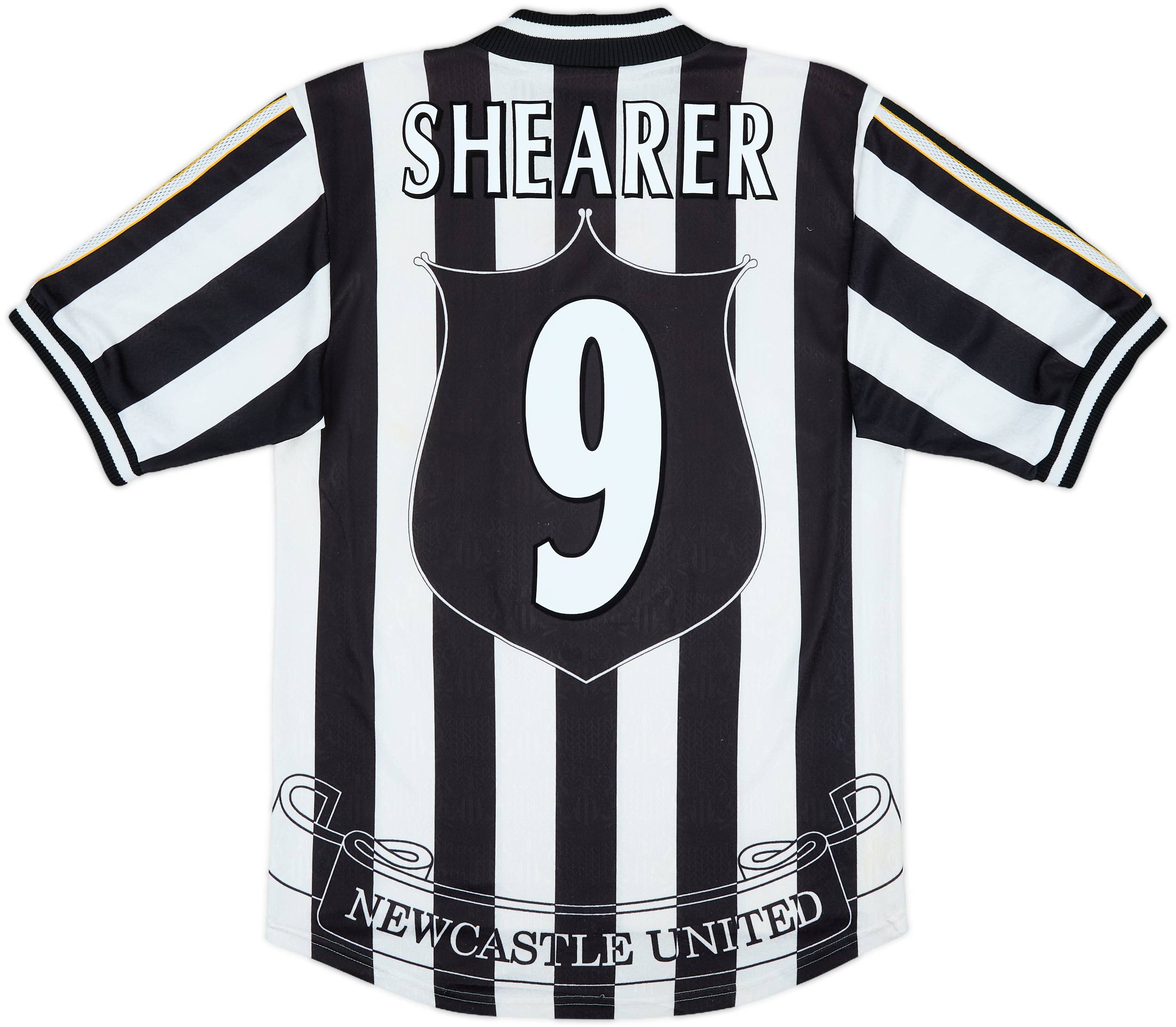 1997-99 Newcastle Home Shirt Shearer #9 - 8/10 - (S)