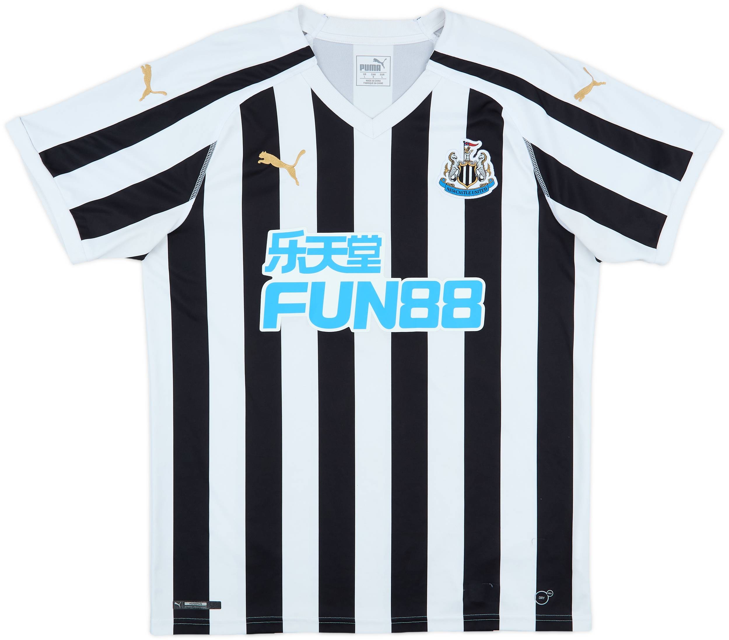 2018-19 Newcastle Home Shirt Almiron #24 - 8/10 - (L)