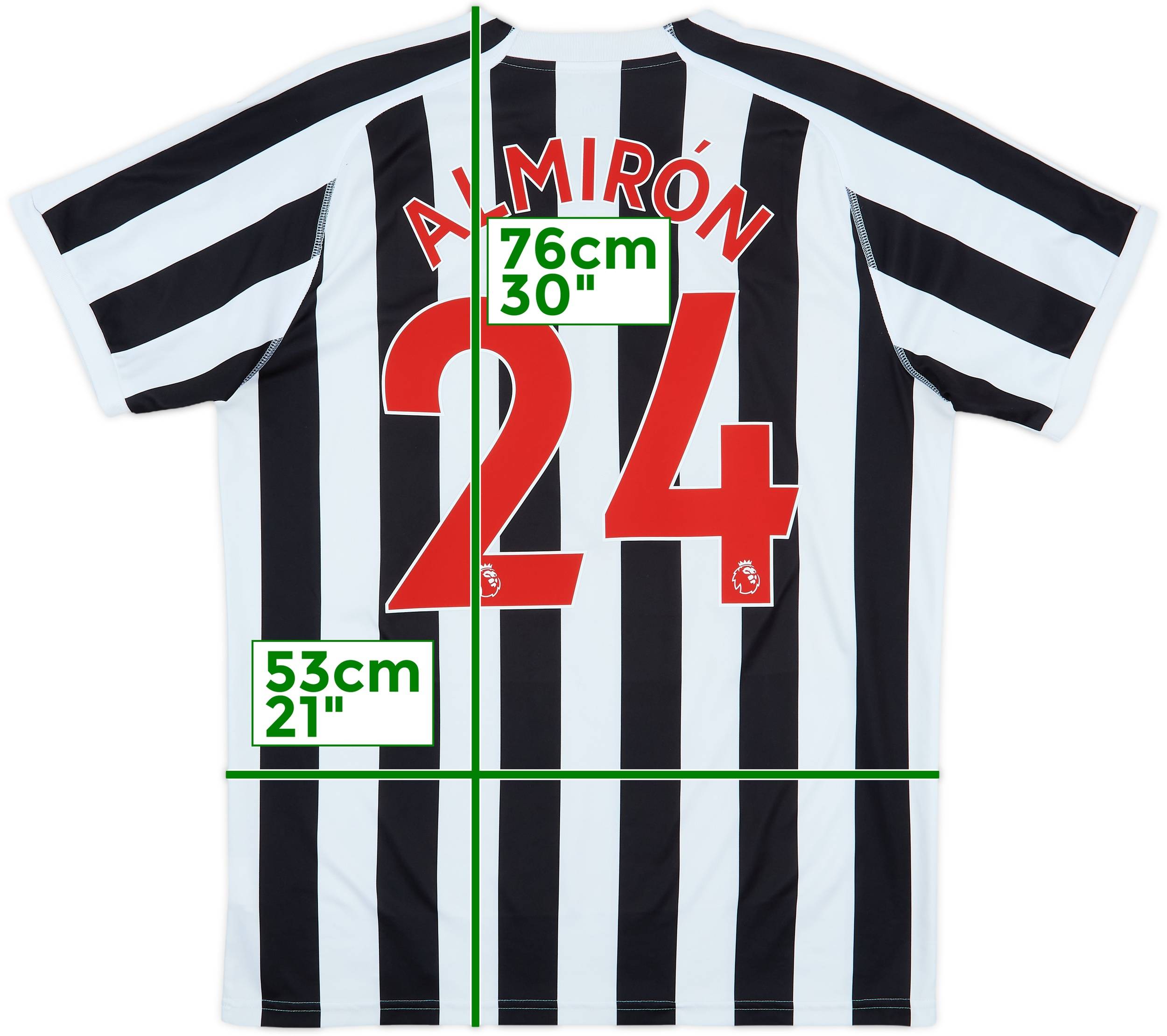 2018-19 Newcastle Home Shirt Almiron #24 - 8/10 - (L)