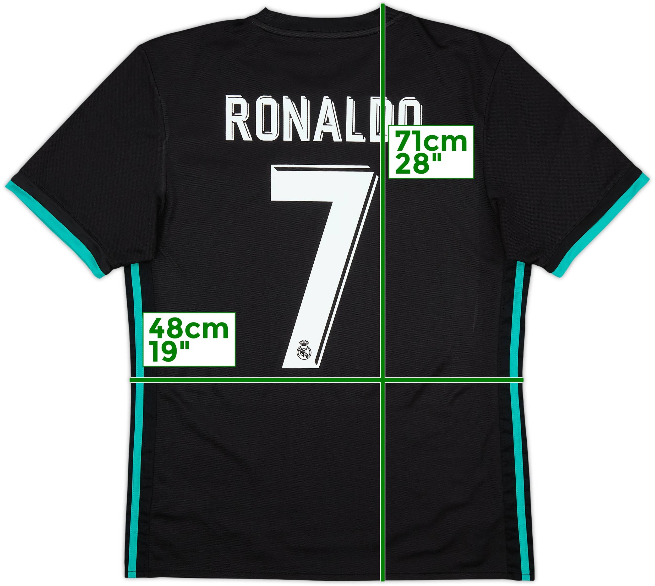 2017-18 Real Madrid Away Shirt Ronaldo #7 - 9/10 - (M)