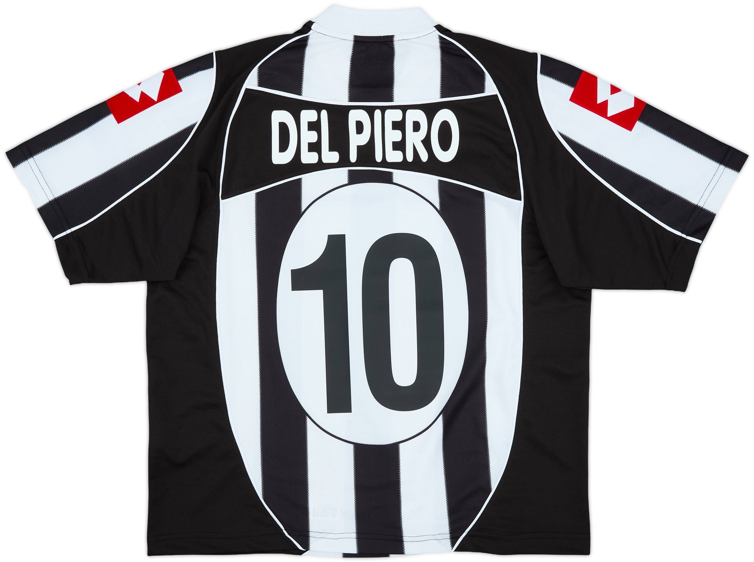 極美品！　02-03 Juventus Del Piero #10 LOTTO Vintage Lotto Juventus #10 Del Piero 2002/03 European Away