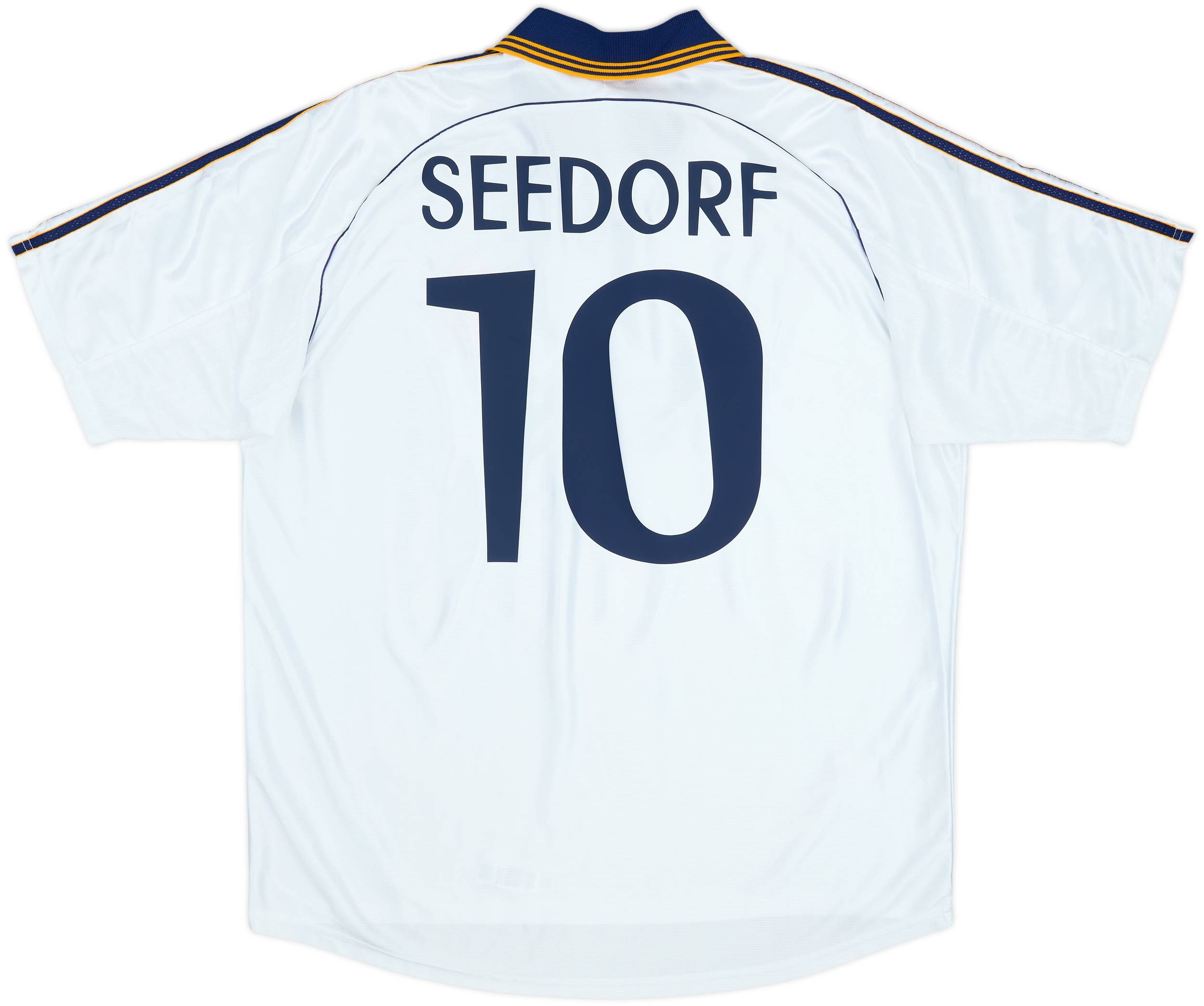 1998-00 Real Madrid Home Shirt Seedorf #10 - 8/10 - (XL)