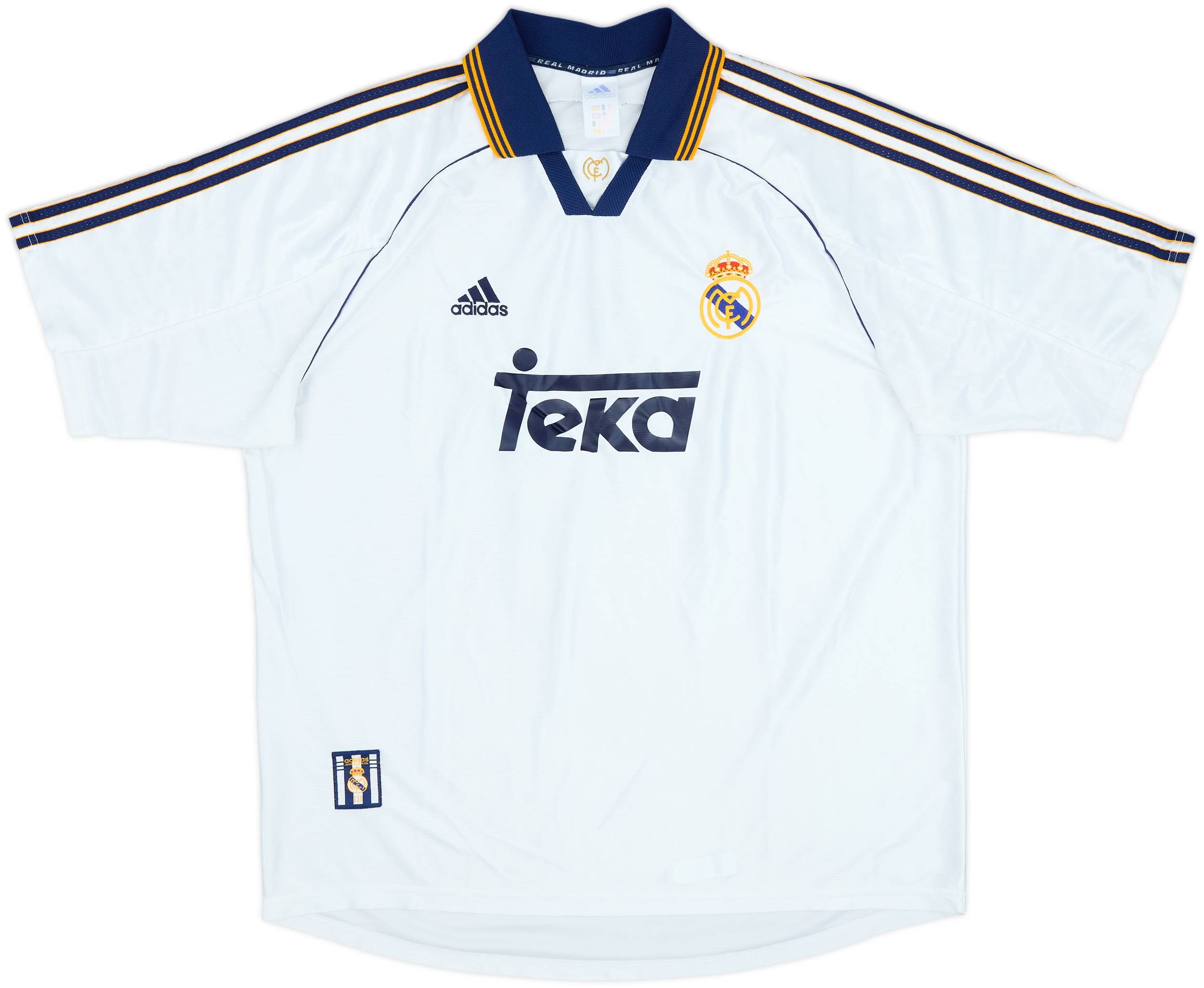 1998-00 Real Madrid Home Shirt Seedorf #10 - 8/10 - (XL)