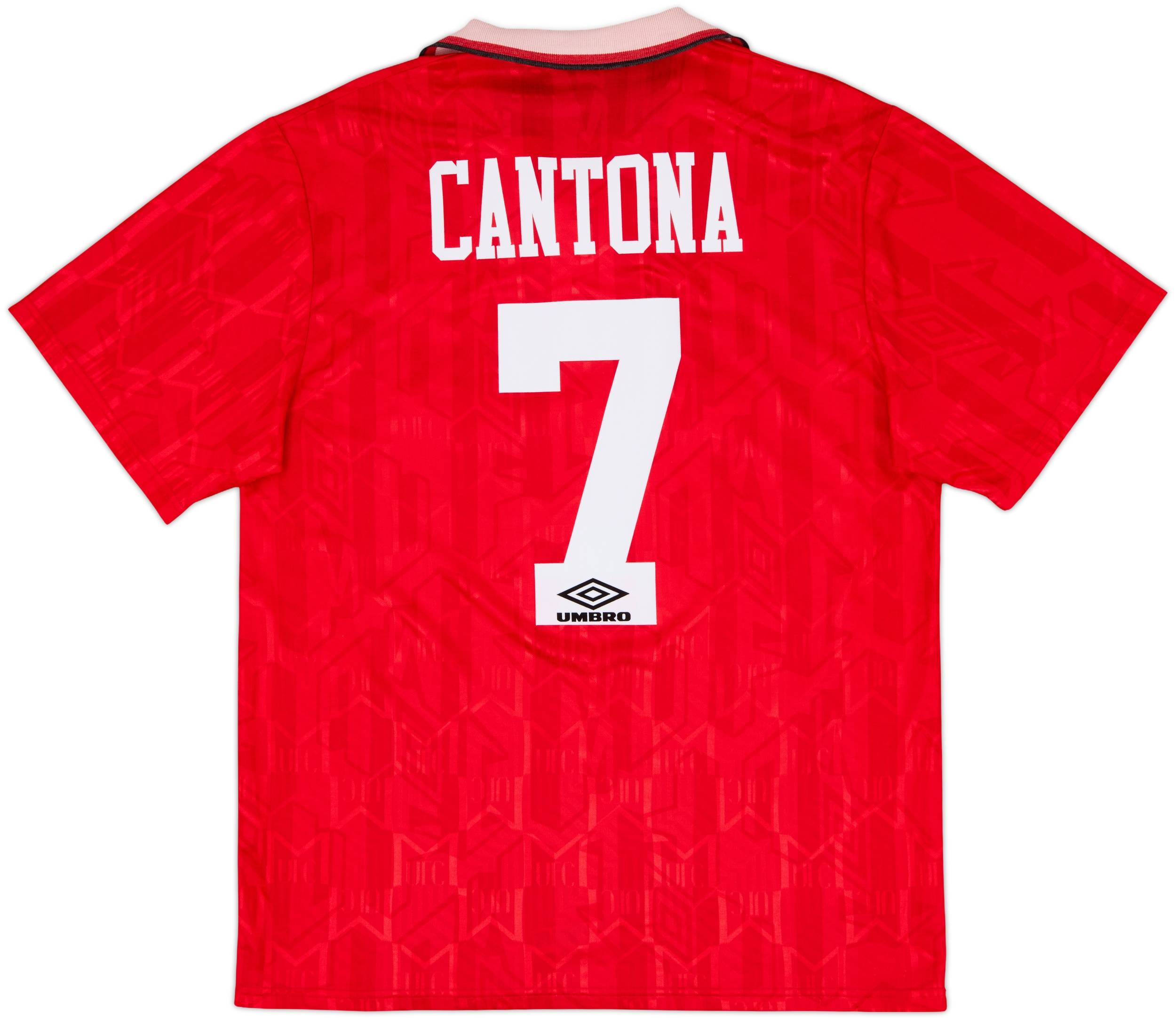 1992-94 Manchester United Cantona カントナ 1992-94 Manchester United Home Shirt Cantona #7 - 5/10 - (L)