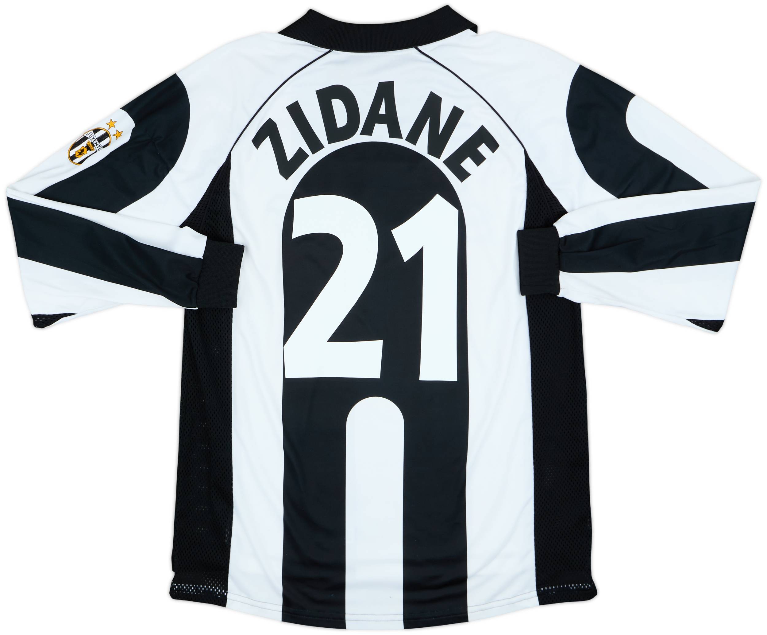 1997-98 Juventus Centenary Home L/S Shirt Zidane #21 - 8/10 - (L)