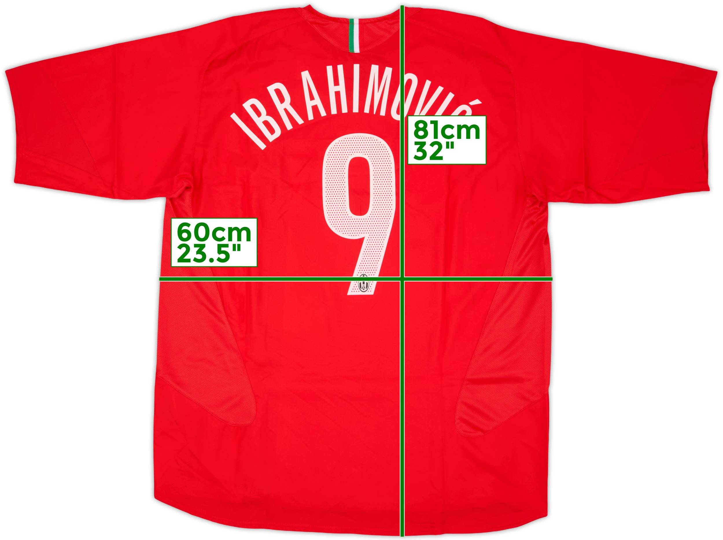 2005-06 Juventus Away Shirt Ibrahimovic #9 (XL)