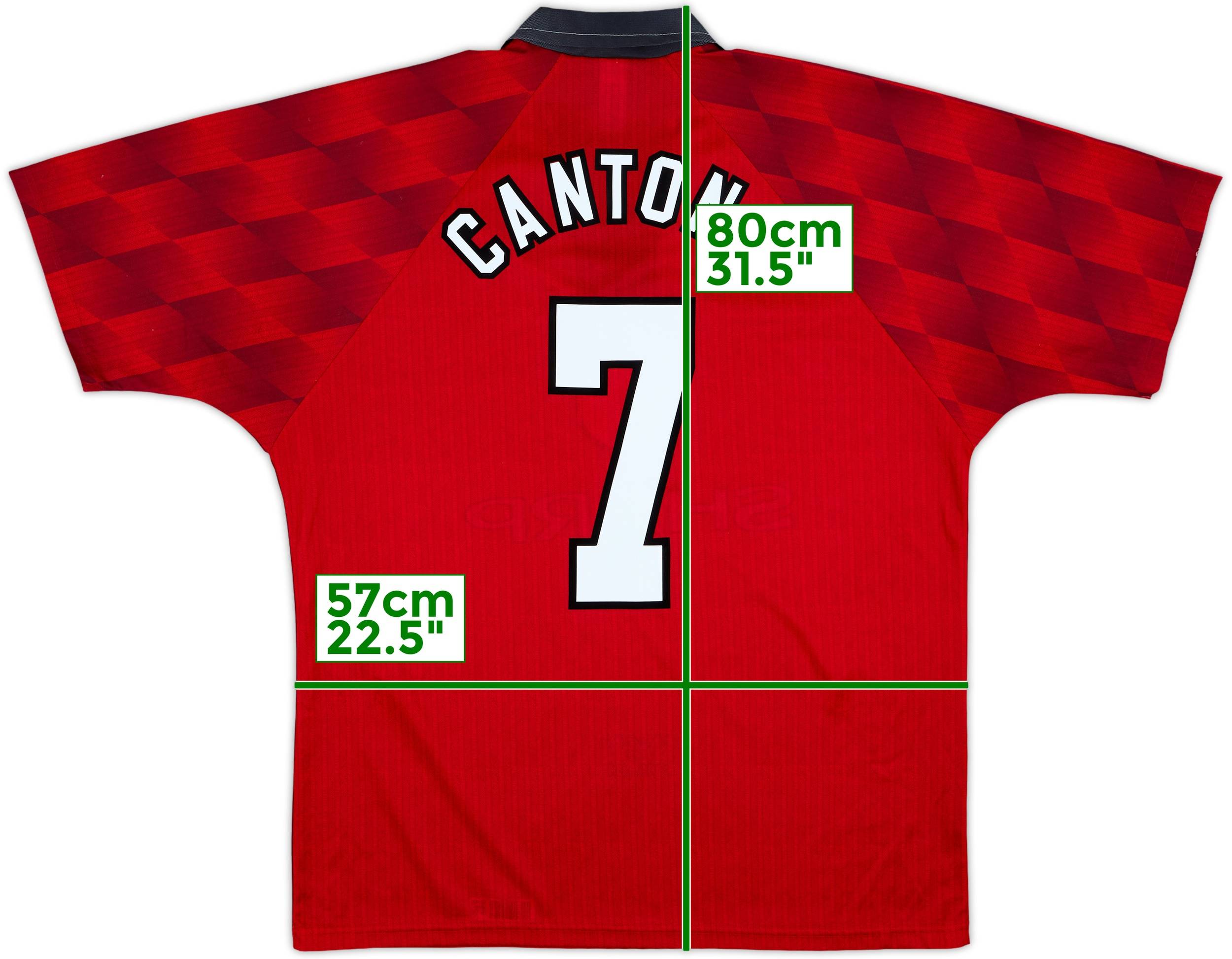 【96/98 マンチェスター ユナイテッド  L/S カントナ #7】 1996/98 CANTONA #7 Manchester United Vintage Umbro Home Football