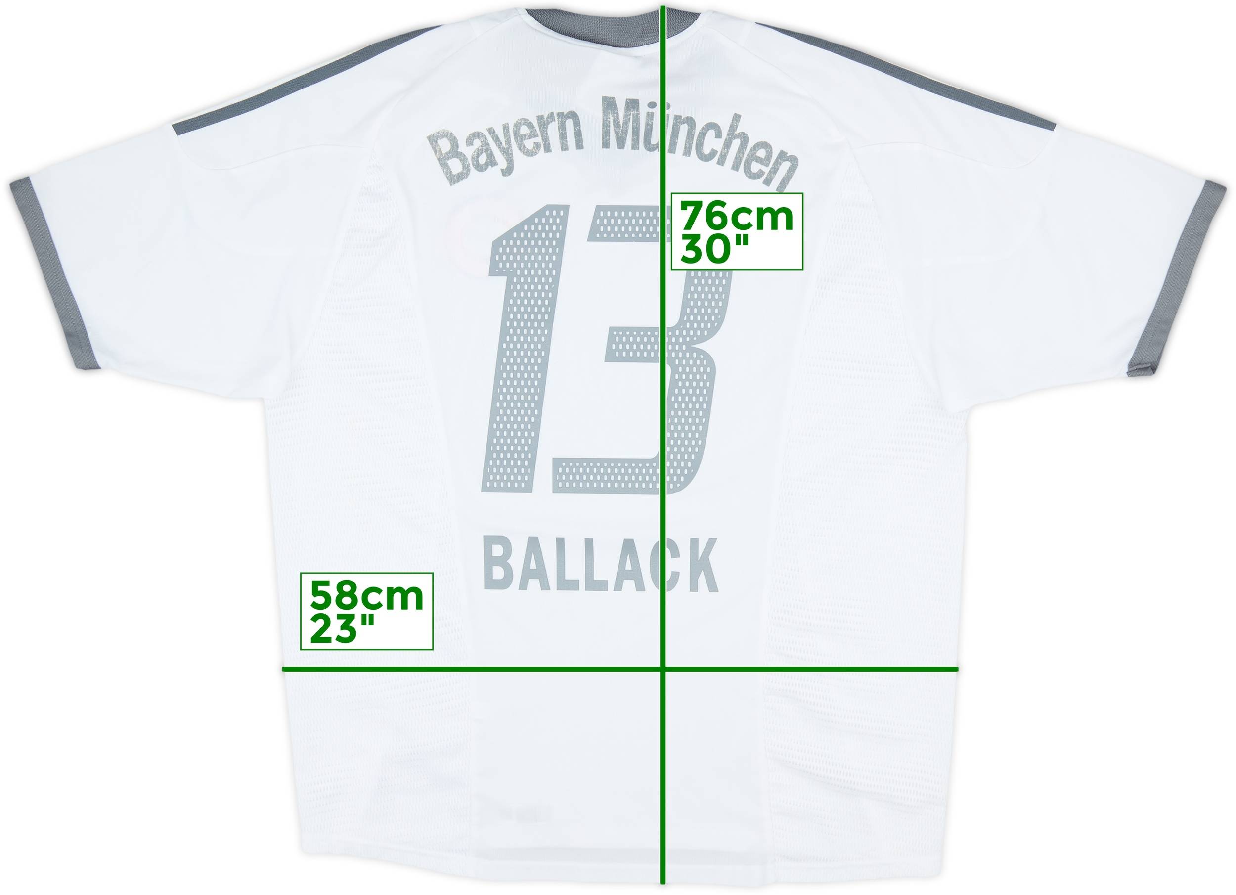 2002-03 Bayern Munich Away Shirt Ballack #13 - 6/10 - (XL)