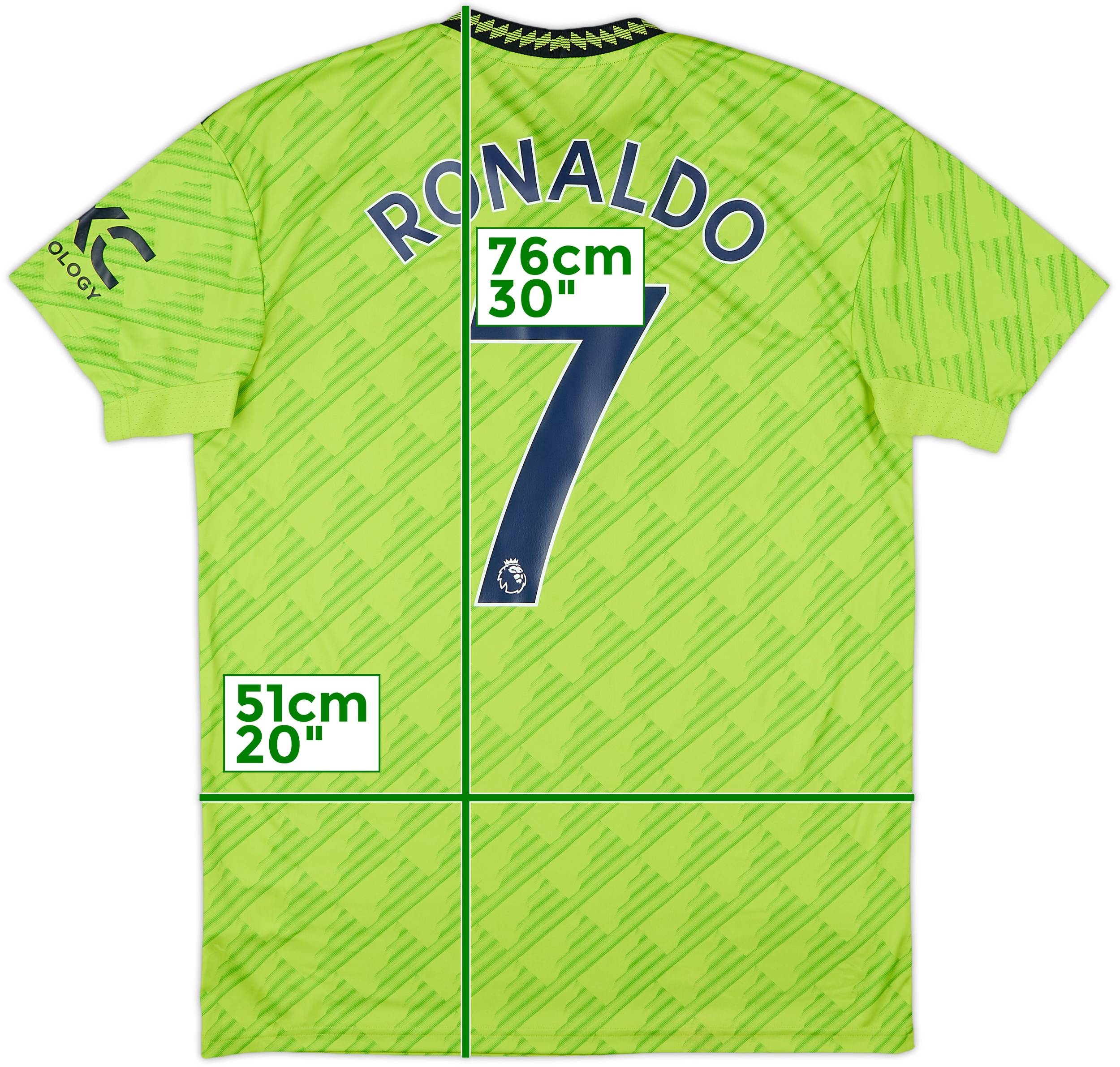 レアル・マドリード RONALDO 7 シャツ 2022-23 Manchester United Third Shirt Ronaldo #7 - 7/10 - (M)