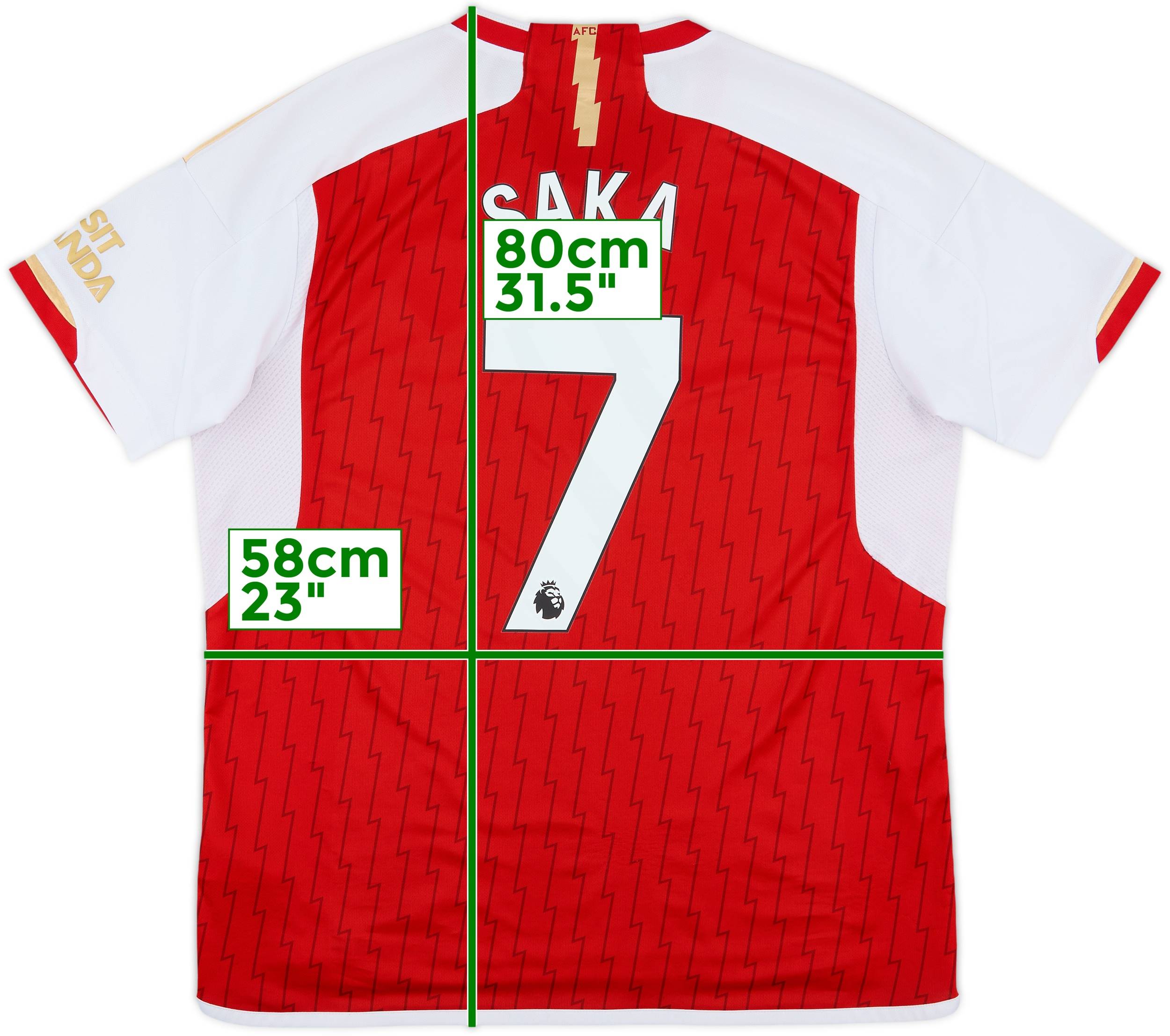 アーセナル 2023-2024 シーズン シャツ SAKA 7 アーセナル 2023-24 シーズン シャツ サカ 7 2023-24 Arsenal Home
