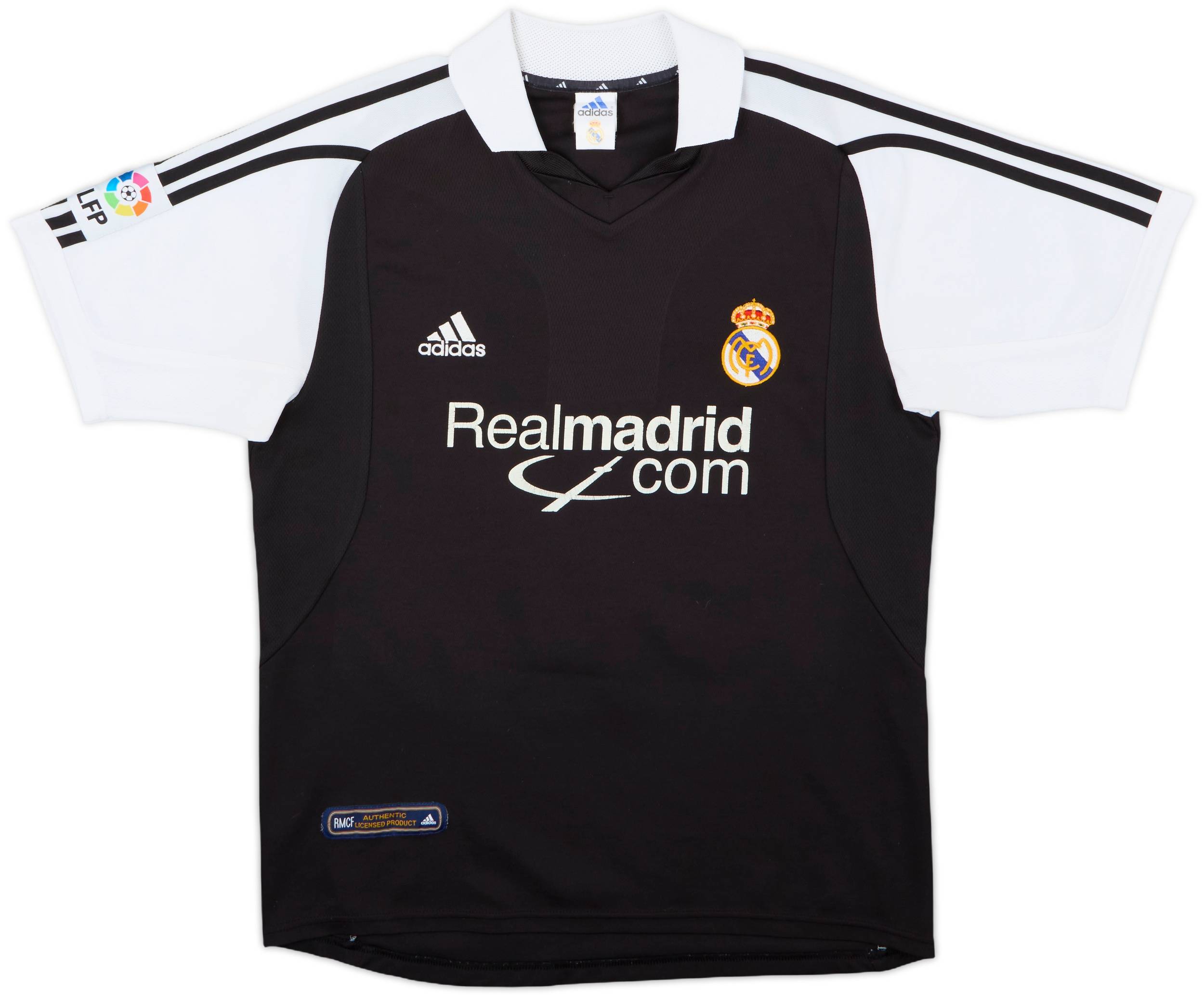 Real Madrid RAUL 7 シャツ 黒 2008-09 Real Madrid CL Third Shirt
