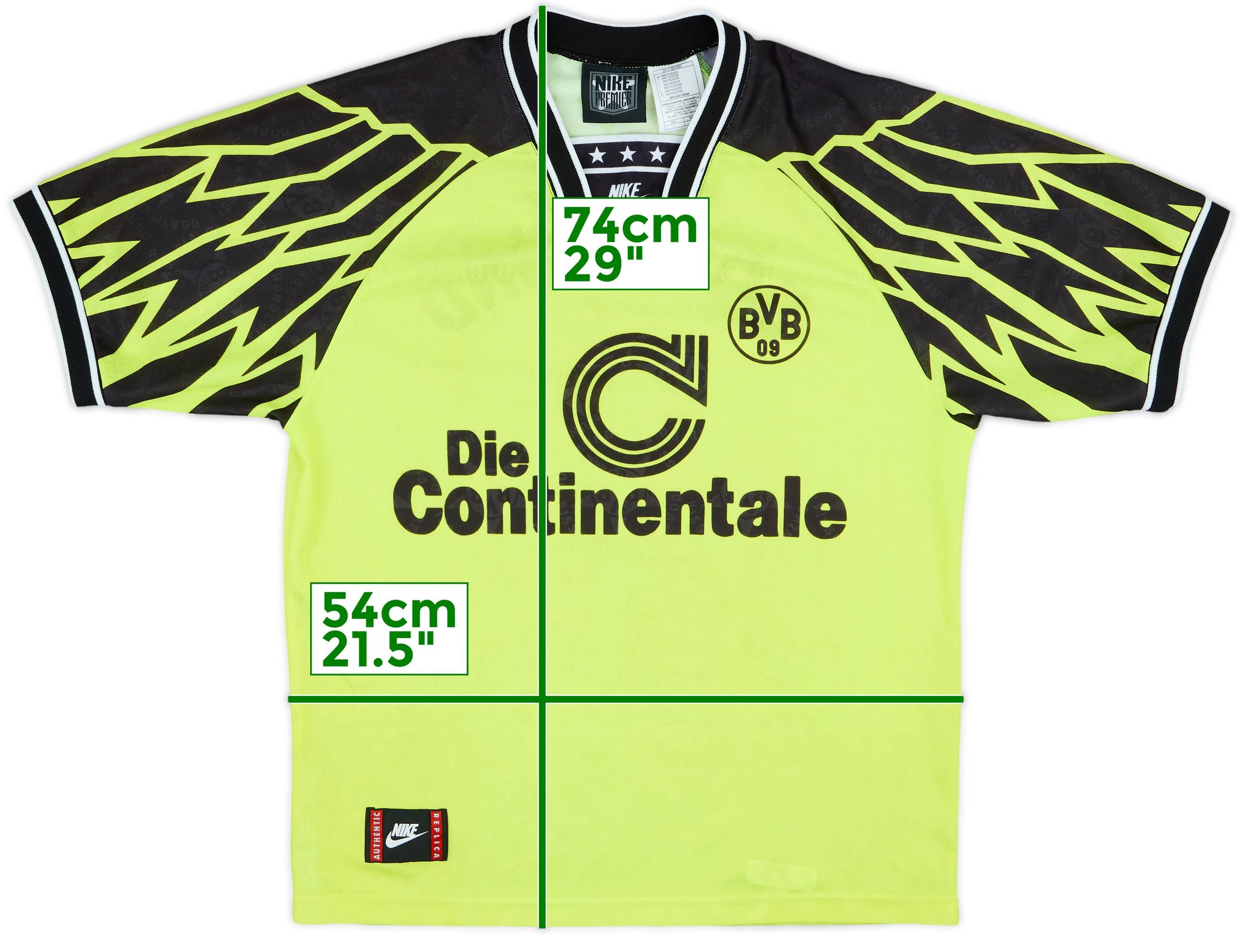 nike Dortmund 94-95 長袖ユニフォーム 1994-95 Borussia Dortmund
