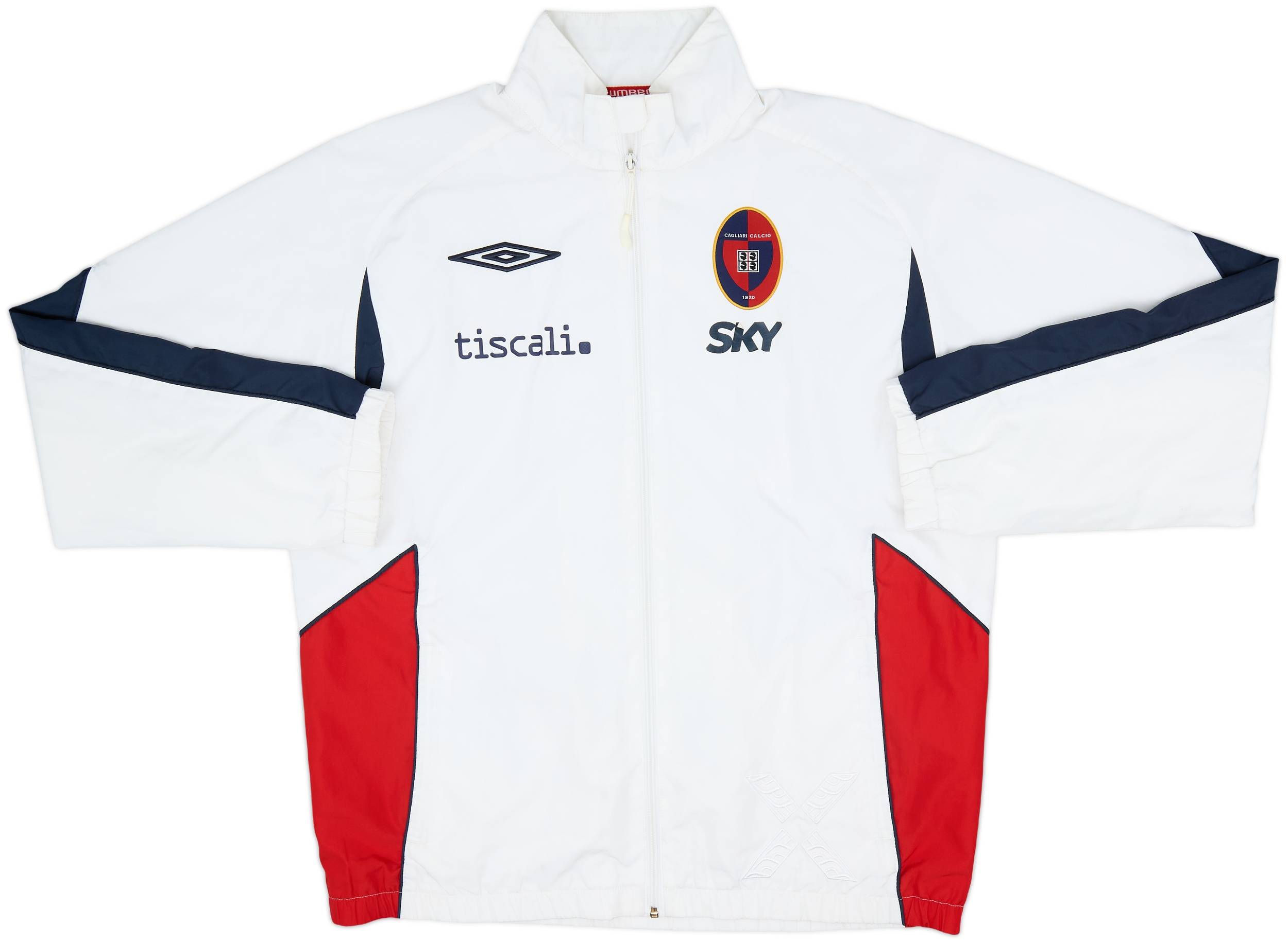 2007-08 Cagliari Umbro Track Jacket - 5/10 - (L)