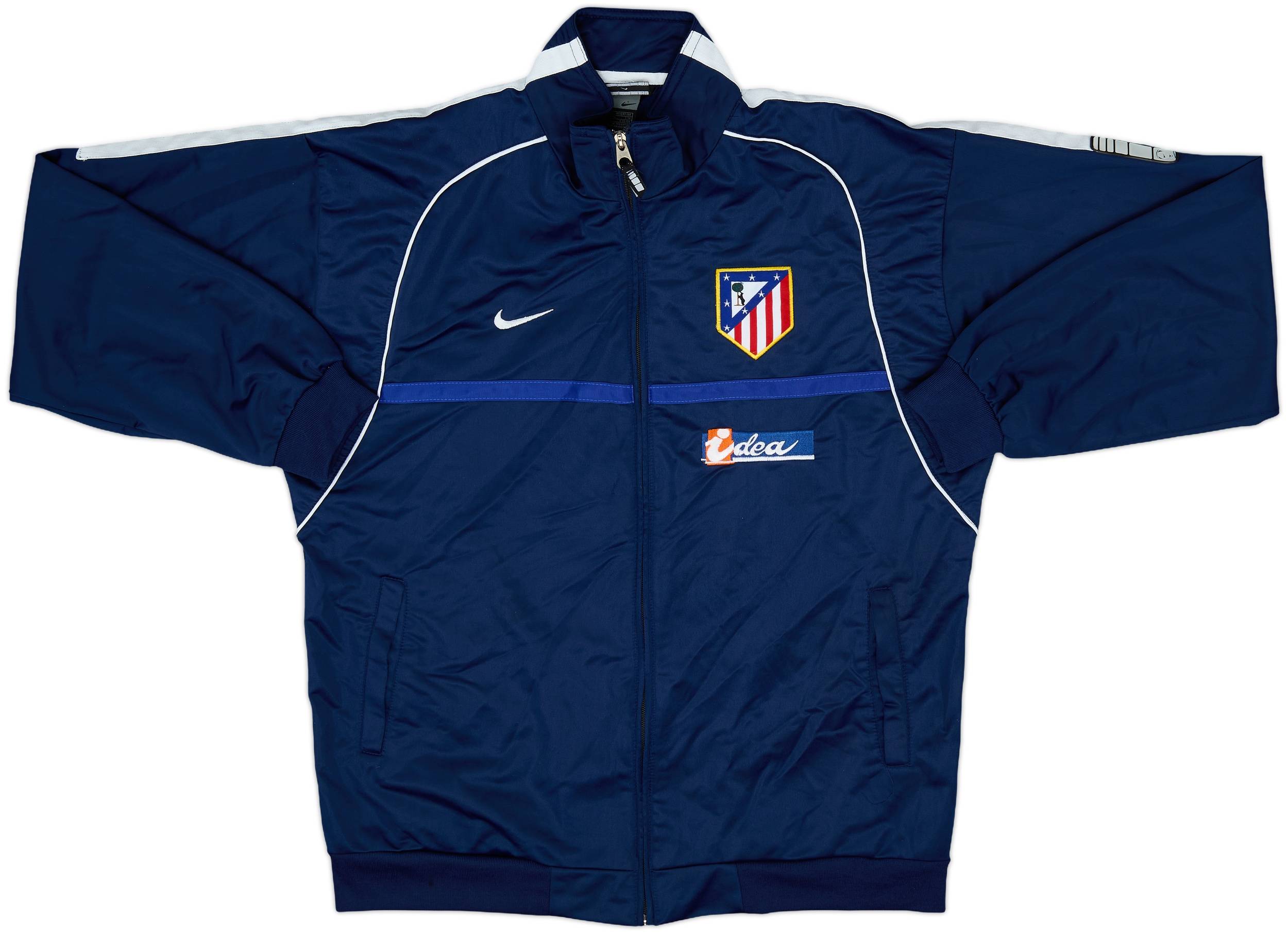 2002-03 Atletico Madrid Nike Track Jacket - 8/10 - (XL)