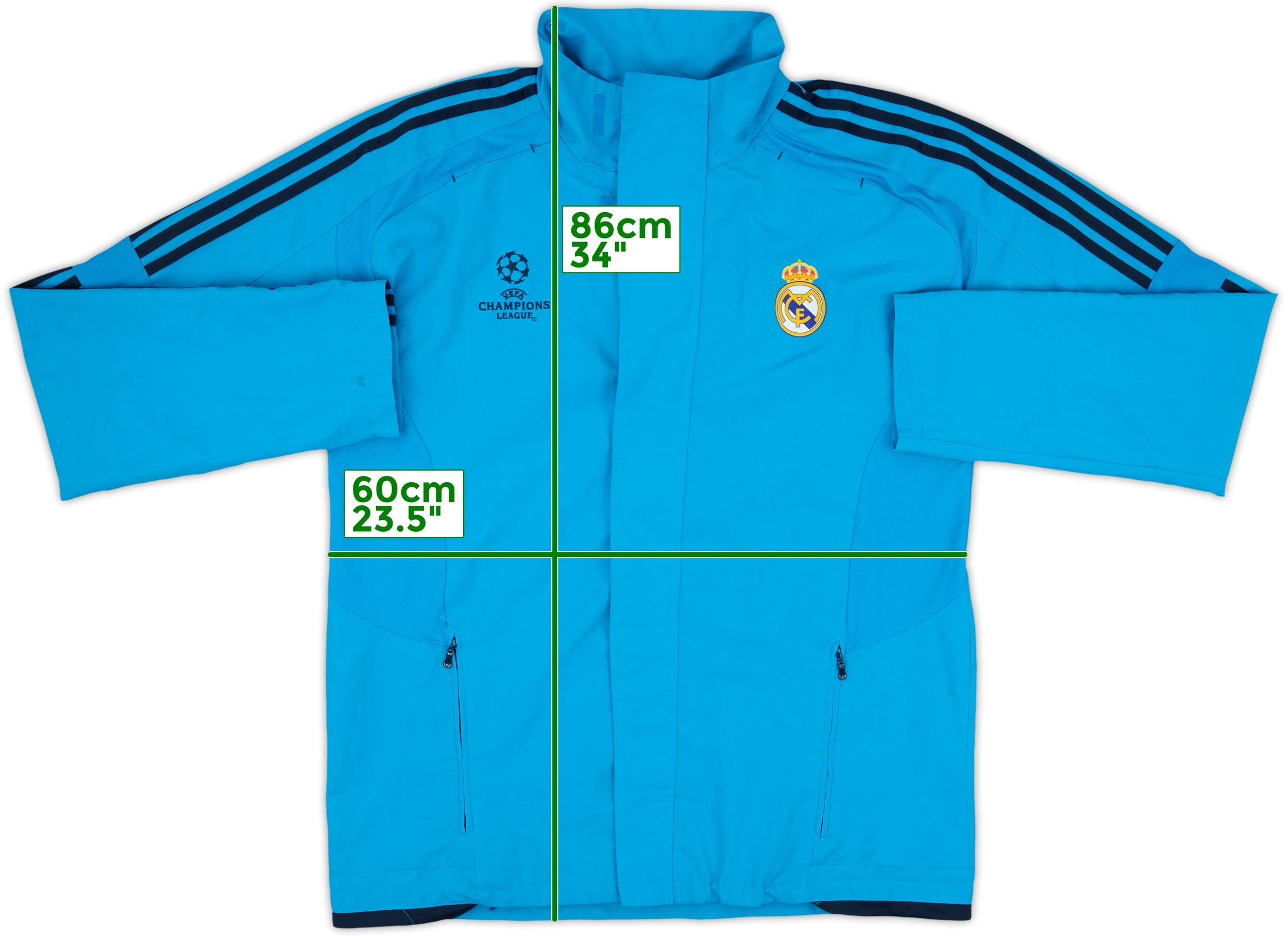 Real Madrid ジャージ Adidas 2011/2012 2011-12 Real Madrid adidas CL Track Jacket - 8/10 - (XL)