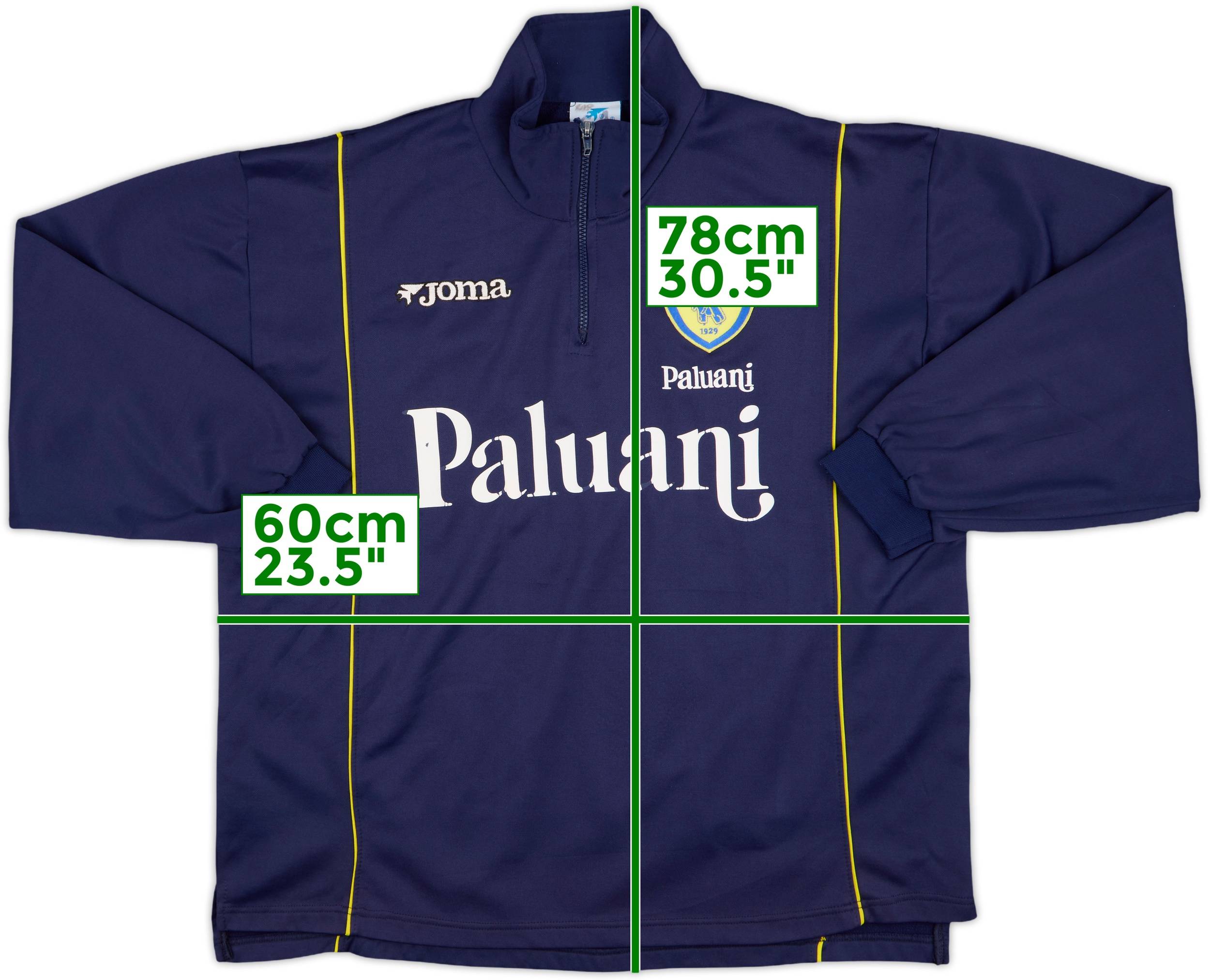 2002-03 Chievo Verona Joma 1/4 Zip Drill Top - 5/10 - (XL)